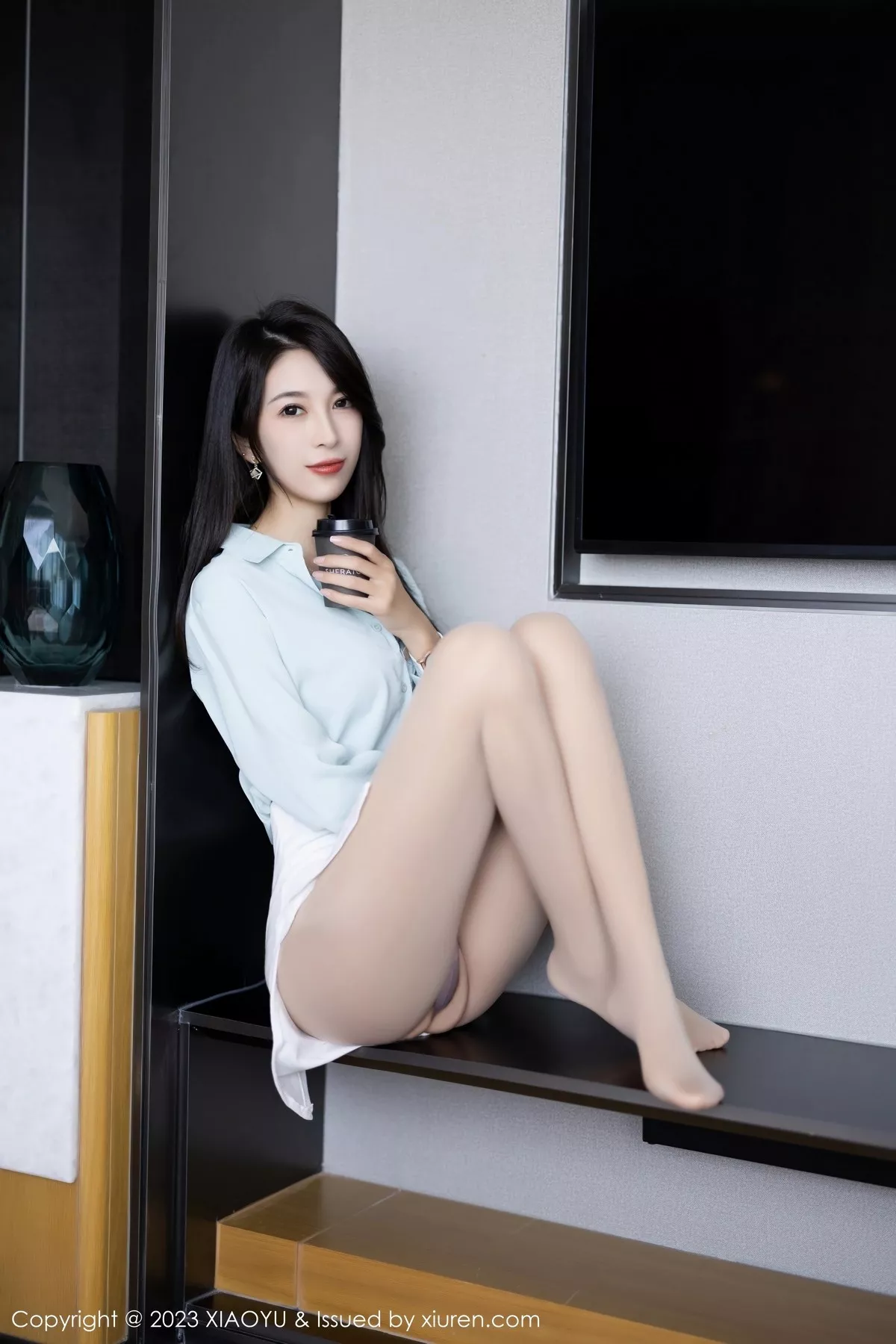 秀人集.com_[XiaoYu画语界]Vol.999_模特林乐一性感OL制服半透露超薄肉丝秀曼妙身姿迷人诱惑写真80P