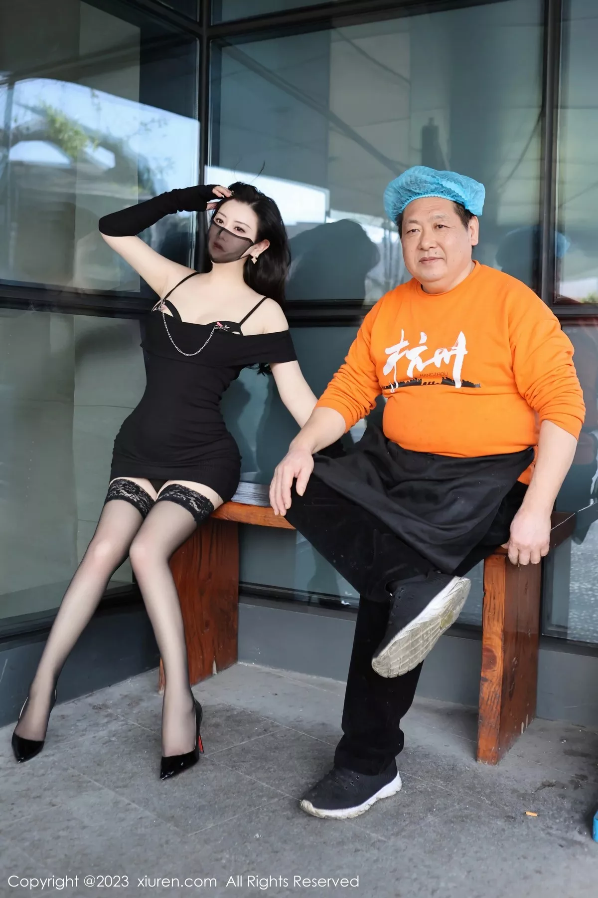 秀人集.com_[XiuRen秀人网]No.6515_模特王婉悠Queen性感黑色情趣内衣配蕾丝袜秀惹火身材诱惑写真80P