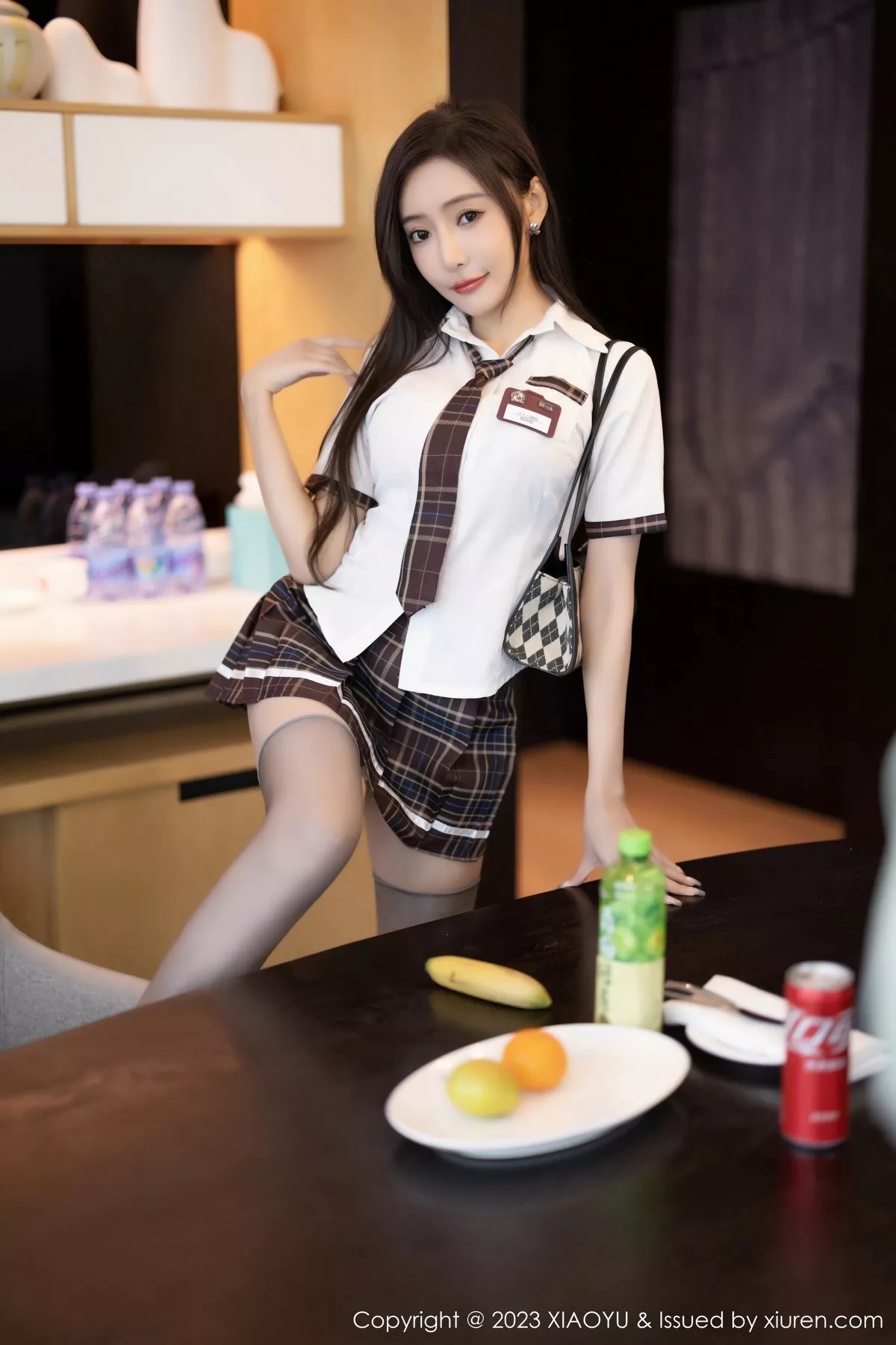 秀人集.com_[XiaoYu画语界]Vol.1001_女神王馨瑶yanni脱性感制服露粉色内衣秀曼妙身姿撩人诱惑写真90P