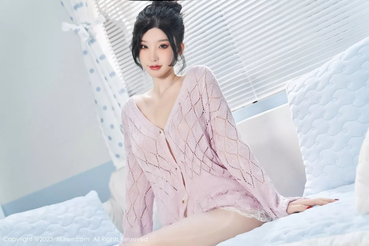 秀人集.com_[XiuRen秀人网]No.6580_女神周于希Sally性感粉色服饰配超薄肉丝半脱露豪乳遮点诱惑写真80P