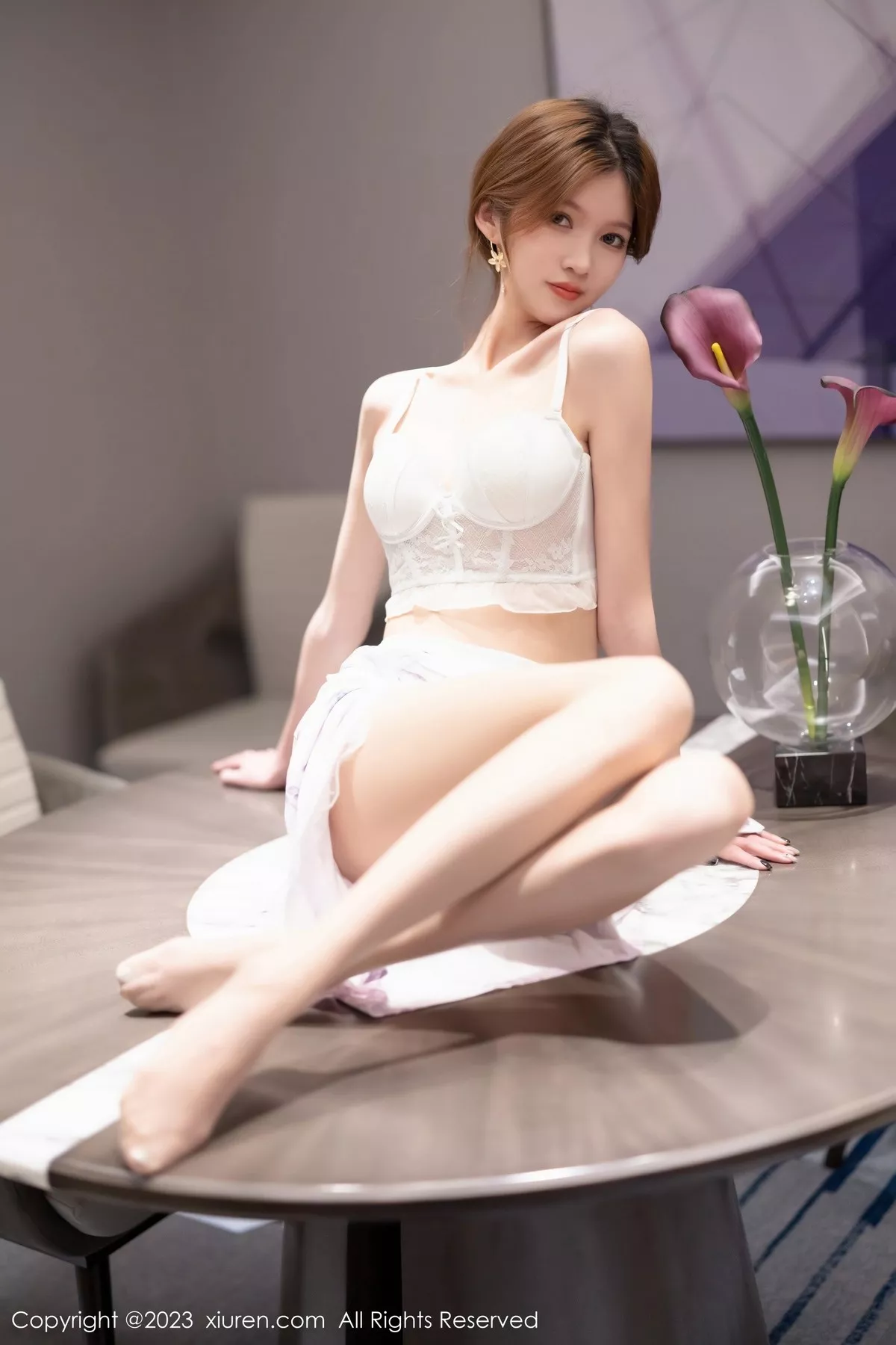 秀人集.com_[XiuRen秀人网]No.6591_模特程程程私房脱图案旗袍露白色蕾丝内衣配超薄肉丝诱惑写真80P