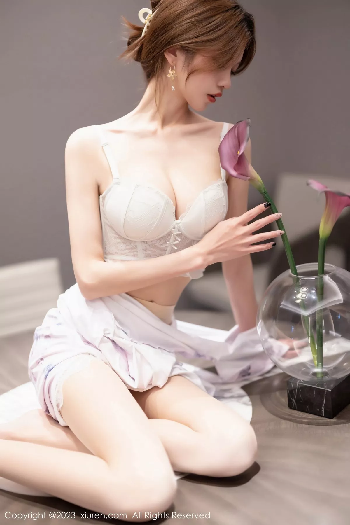 秀人集.com_[XiuRen秀人网]No.6591_模特程程程私房脱图案旗袍露白色蕾丝内衣配超薄肉丝诱惑写真80P