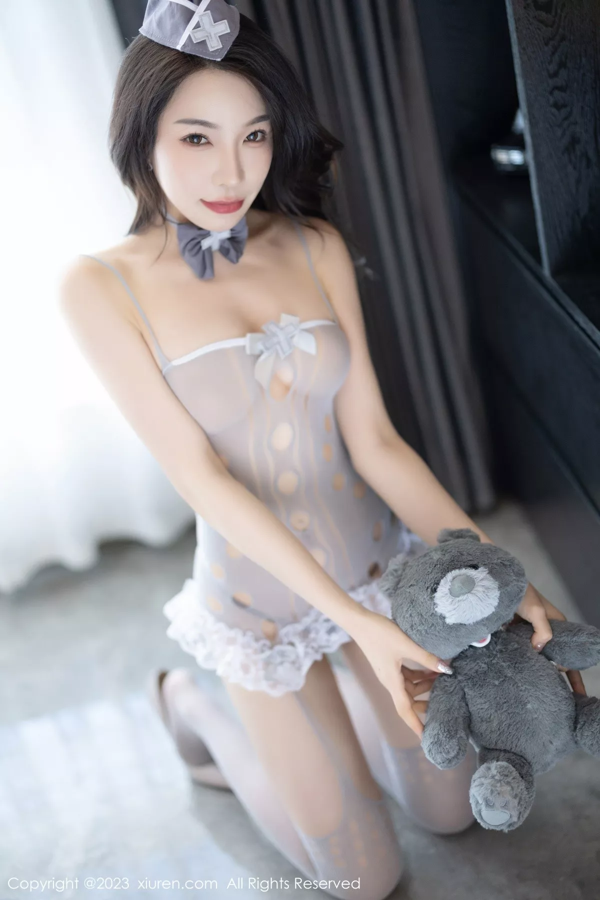 秀人集.com_[XiuRen秀人网]No.6448_女神徐莉芝Booty私房半脱露浅灰色情趣服饰秀曼妙身姿诱惑写真88P