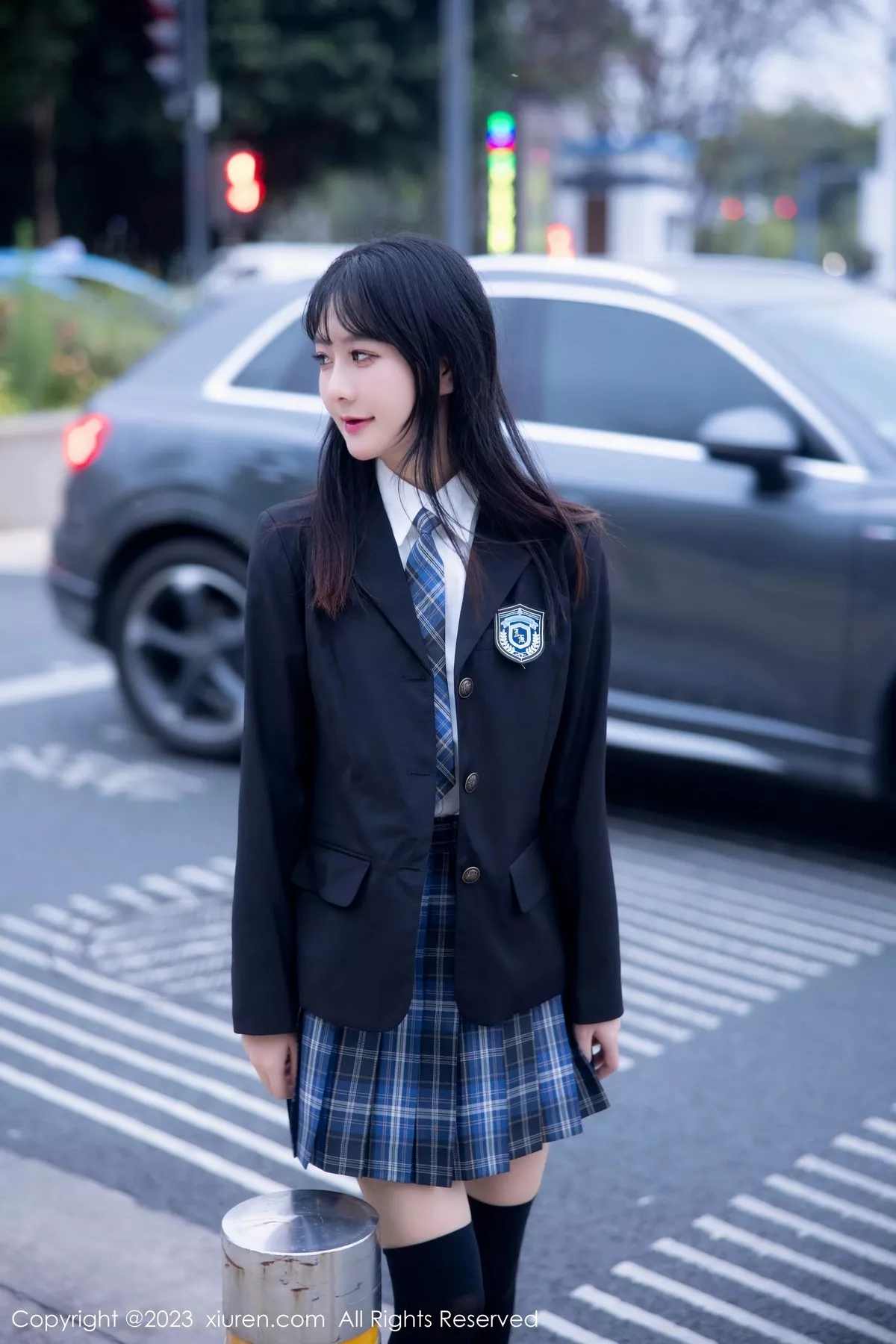 秀人集.com_[XiuRen秀人网]No.6662_模特幼幼学妹制服性感白T配格子裙露白色蕾丝内衣完美诱惑写真92P