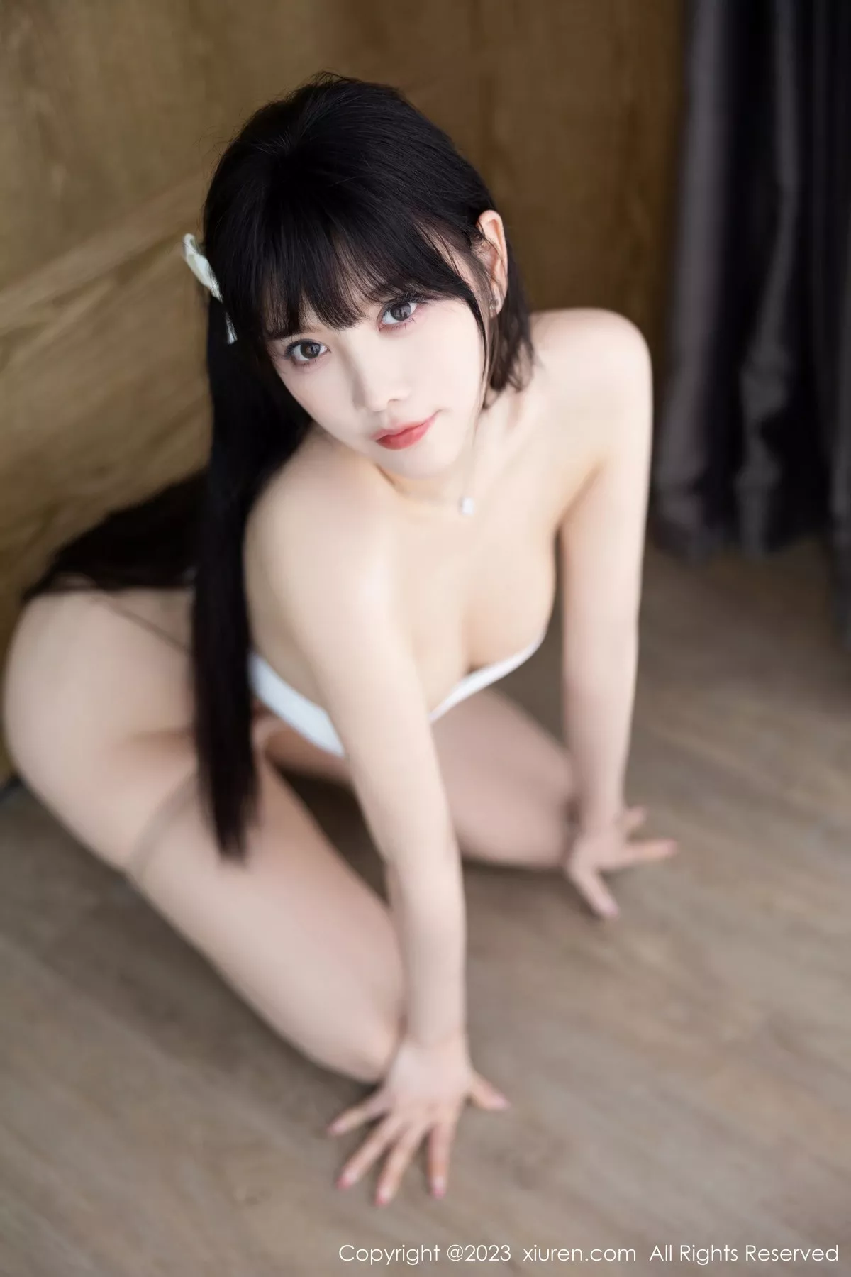 秀人集.com_[XiuRen秀人网]No.6707_女神杨晨晨Yome私房性感浅色内衣配超薄无内肉丝完美诱惑写真90P