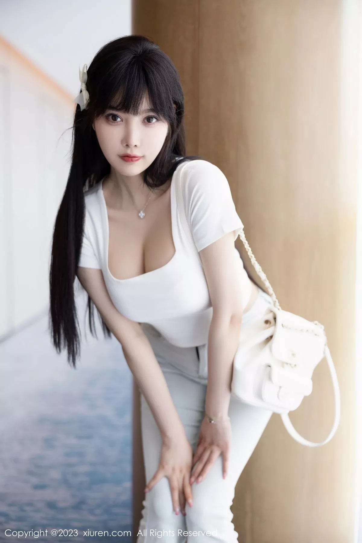 秀人集.com_[XiuRen秀人网]No.6707_女神杨晨晨Yome私房性感浅色内衣配超薄无内肉丝完美诱惑写真90P
