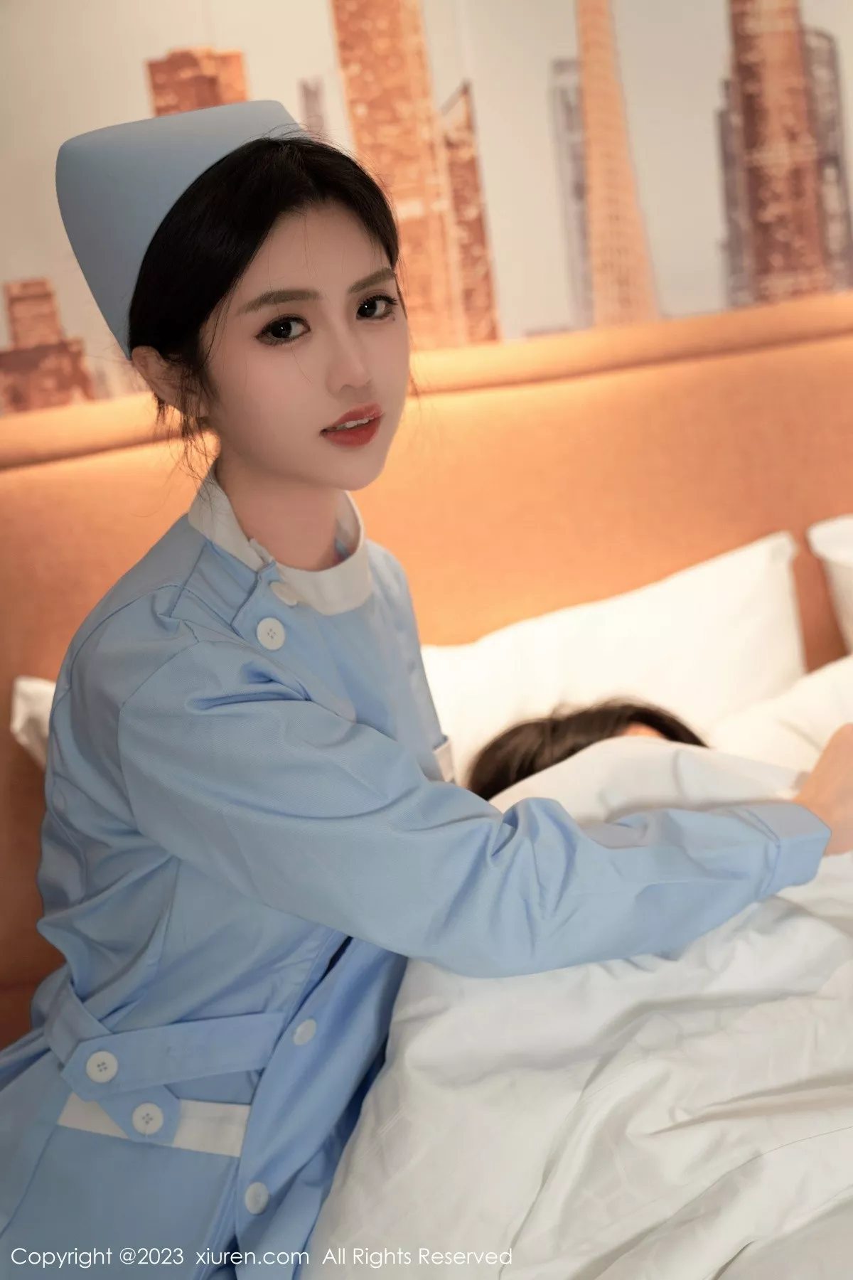 秀人集.com_[XiuRen秀人网]No.6745_模特浅浅Danny淡蓝护士服露粉色情趣服饰秀豪乳极致诱惑写真85P