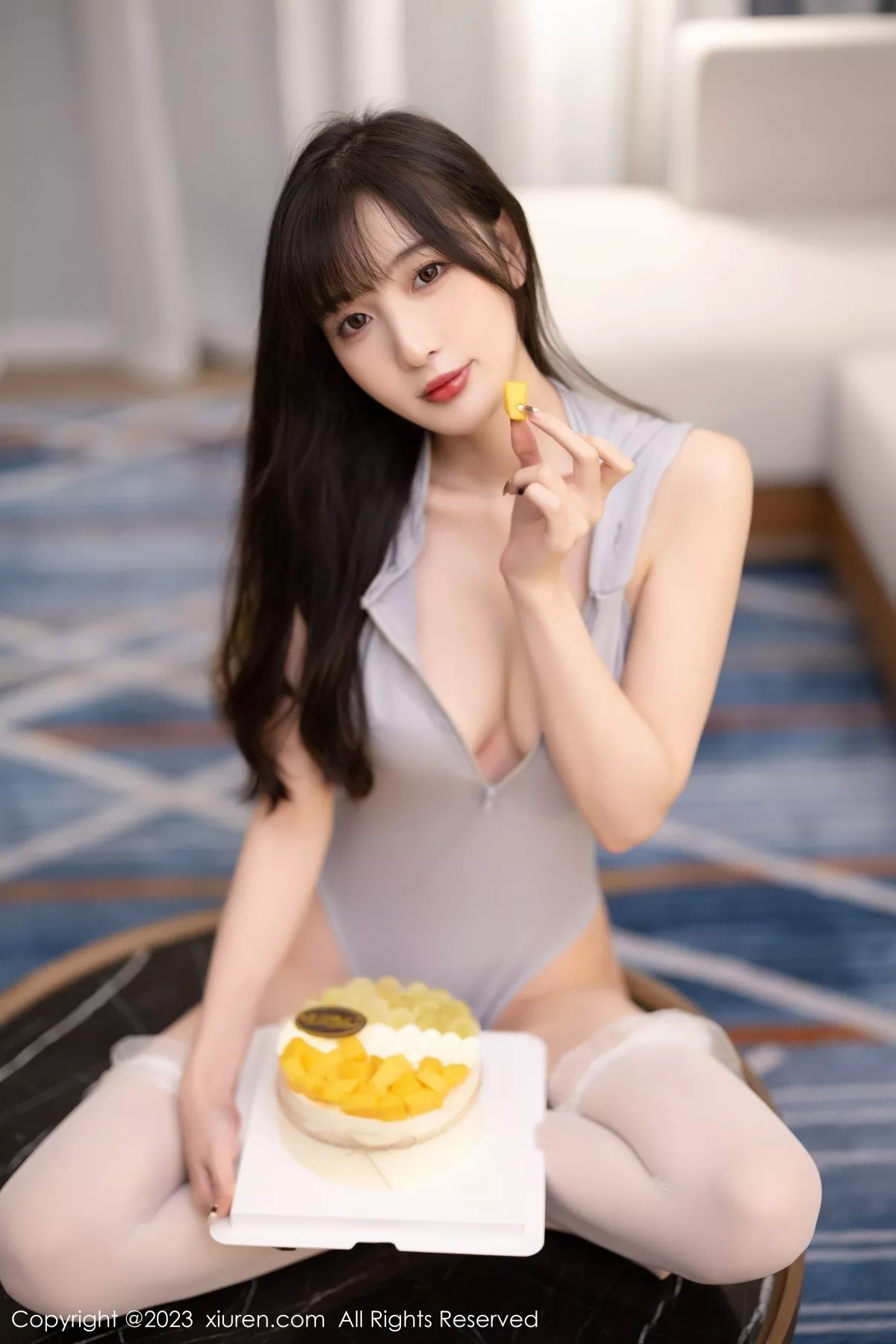 秀人集.com_[XiuRen秀人网]No.6762_模特林星阑性感灰色高开叉连体衣配白丝袜秀曼妙身姿诱惑写真84P