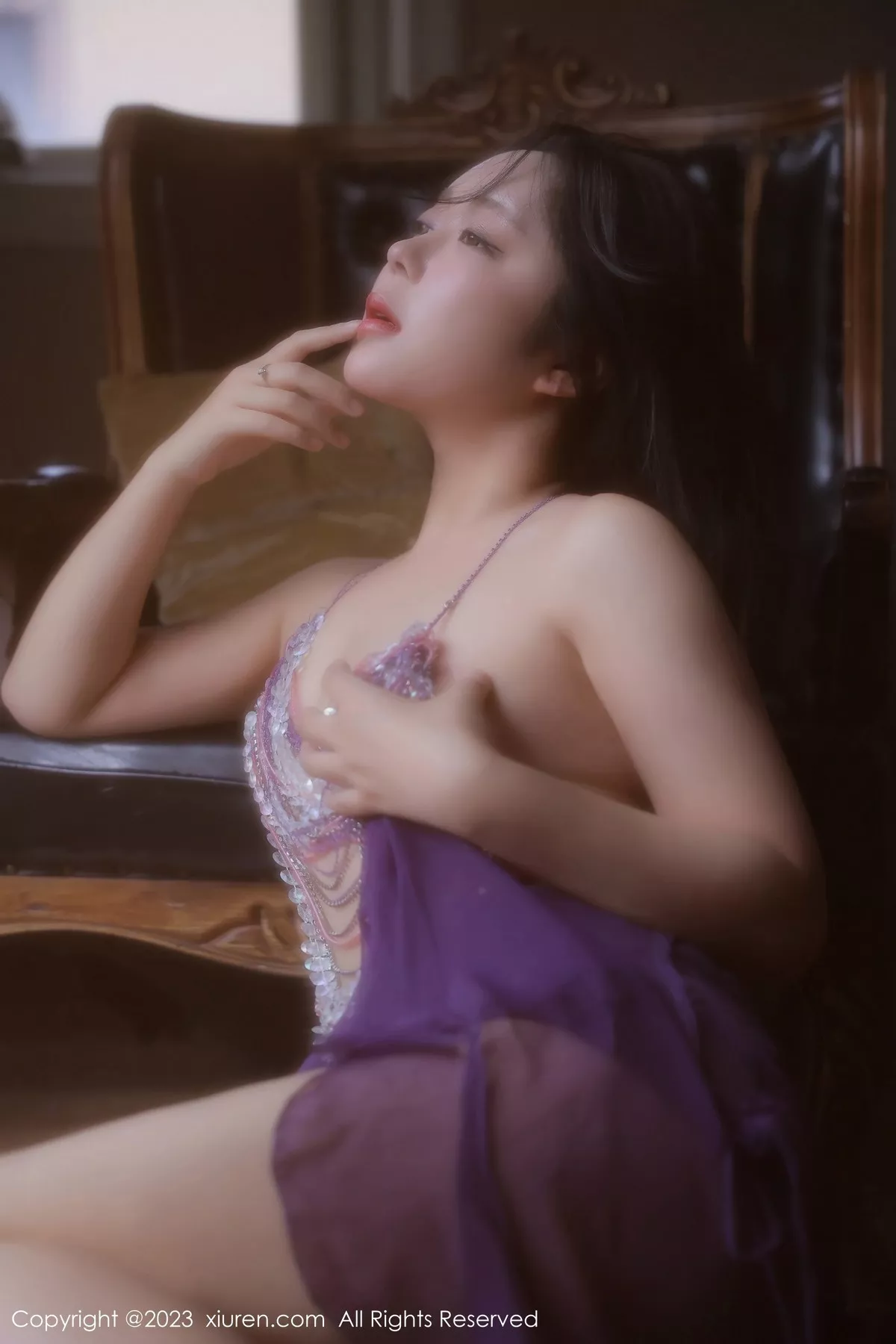 秀人集.com_[XiuRen秀人网]No.6601_模特露露luncy性感紫色轻透情趣服饰秀惹火身材撩人诱惑写真80P