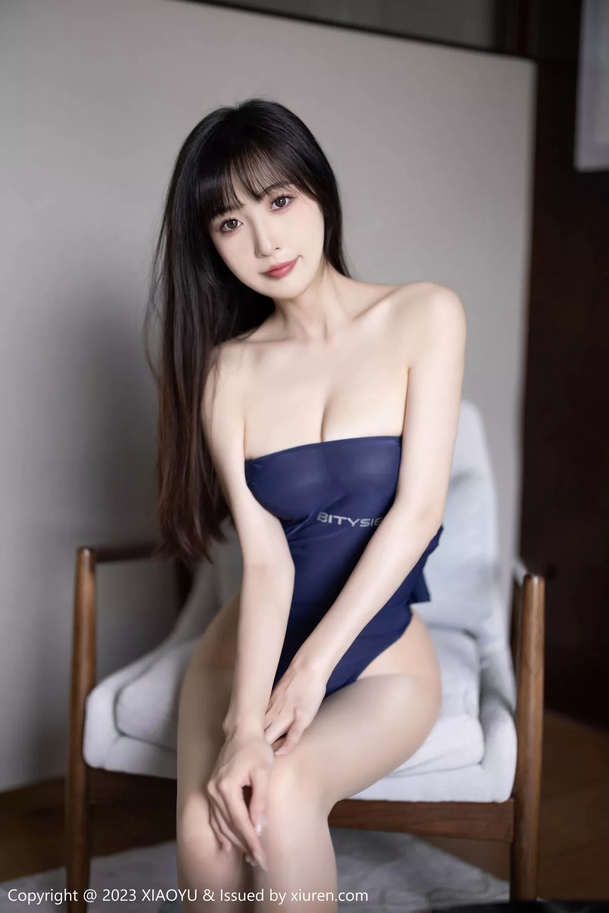 秀人集.com_[XiaoYu画语界]Vol.1045_模特林星阑脱学妹制服露性感蓝色薄纱高叉连体衣惹火诱惑写真96P