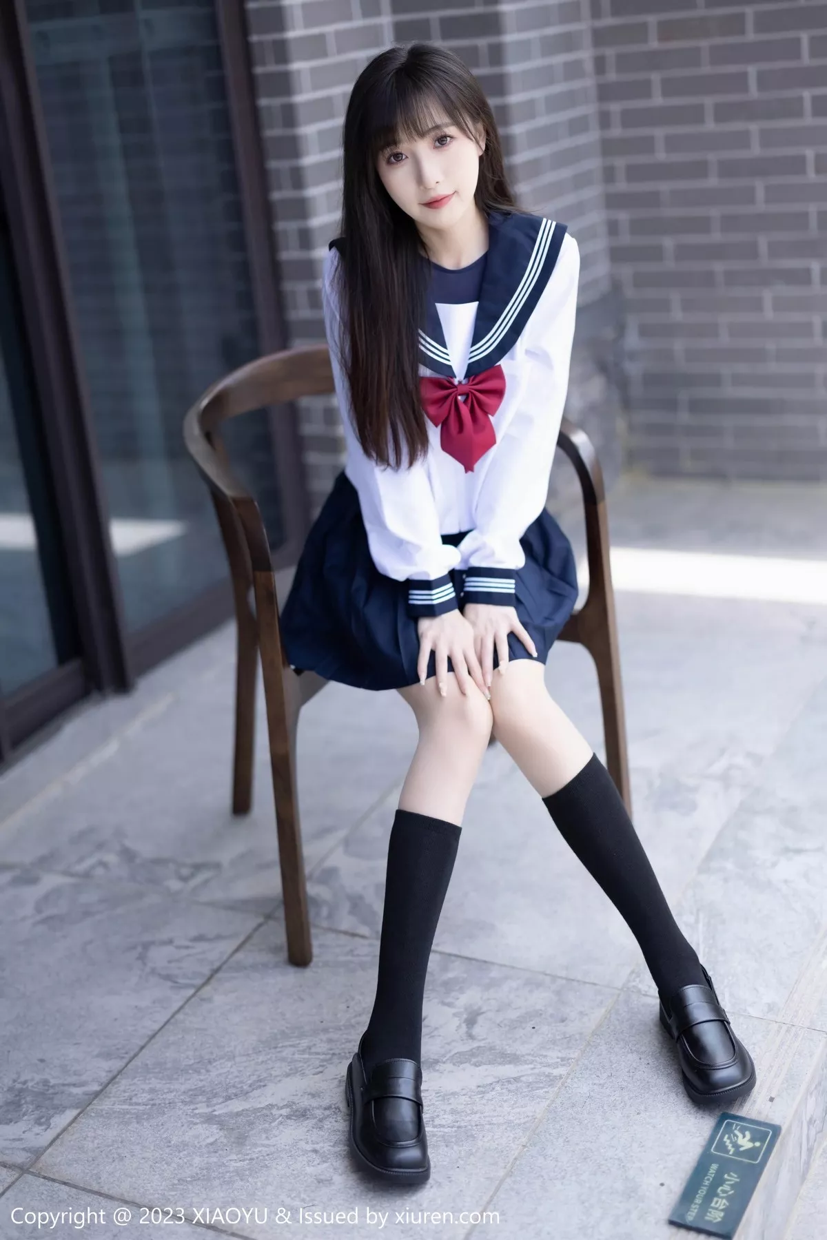 秀人集.com_[XiaoYu画语界]Vol.1045_模特林星阑脱学妹制服露性感蓝色薄纱高叉连体衣惹火诱惑写真96P