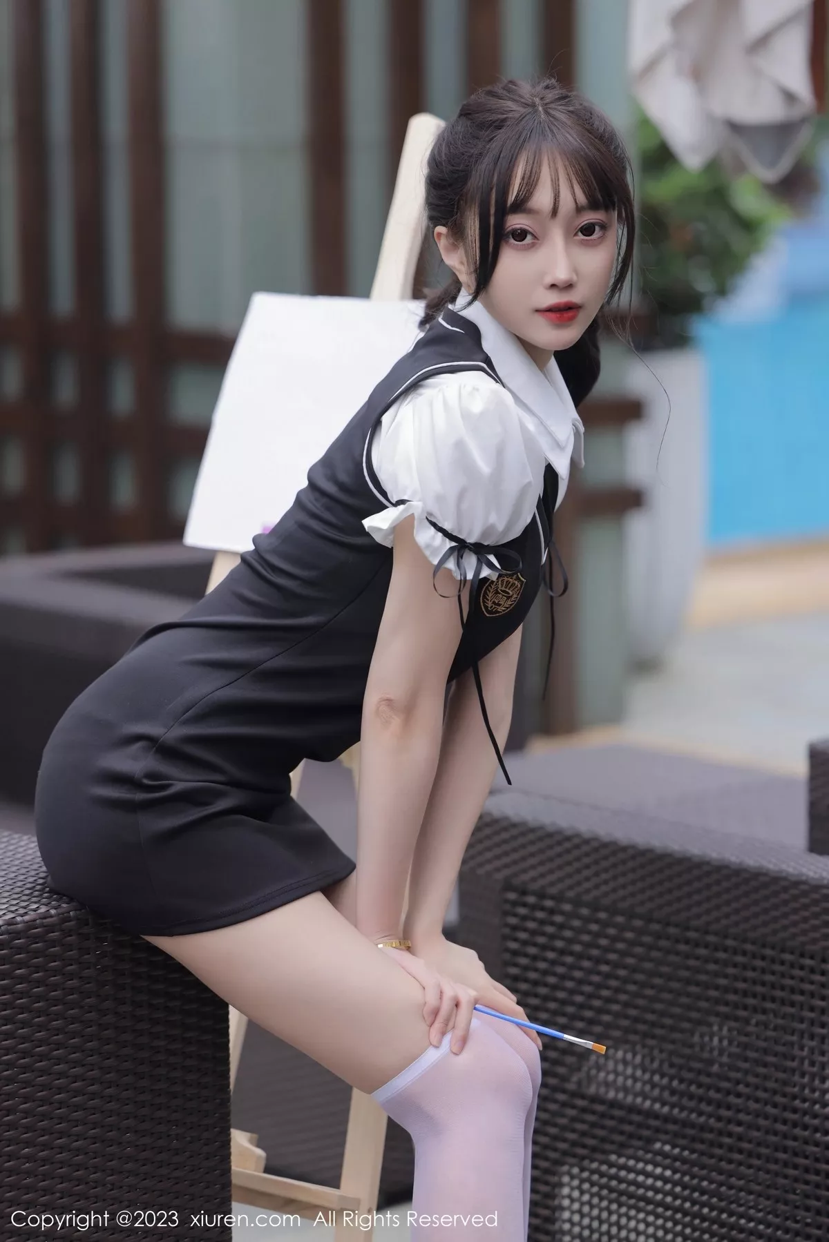 秀人集.com_[XiuRen秀人网]No.6889_模特玥儿玥er脱性感白T露白色内衣配白丝袜秀曼妙身姿诱惑写真72P