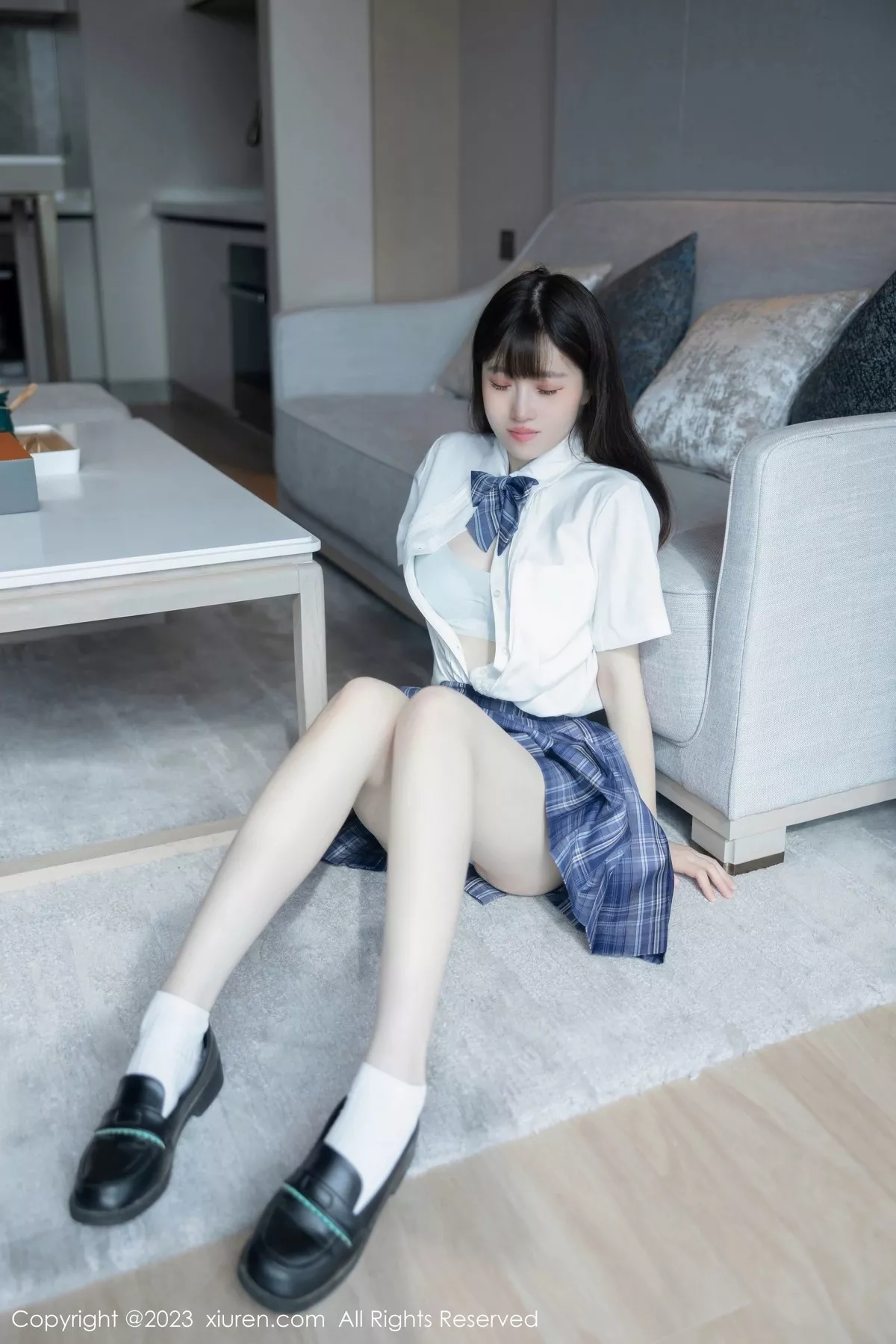 秀人集.com_[XiuRen秀人网]No.6993_模特林悠悠白色上衣配格子短裙露浅色内衣秀曼妙身姿诱惑写真103P
