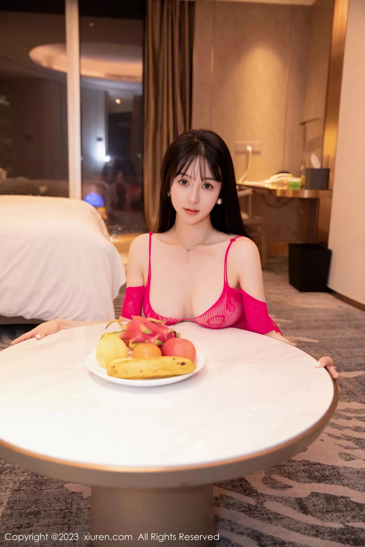 秀人集.com_[XiuRen秀人网]No.7069_模特柚琪Rich性感粉红蕾丝情趣连体衣秀丰腴身姿撩人诱惑写真81P