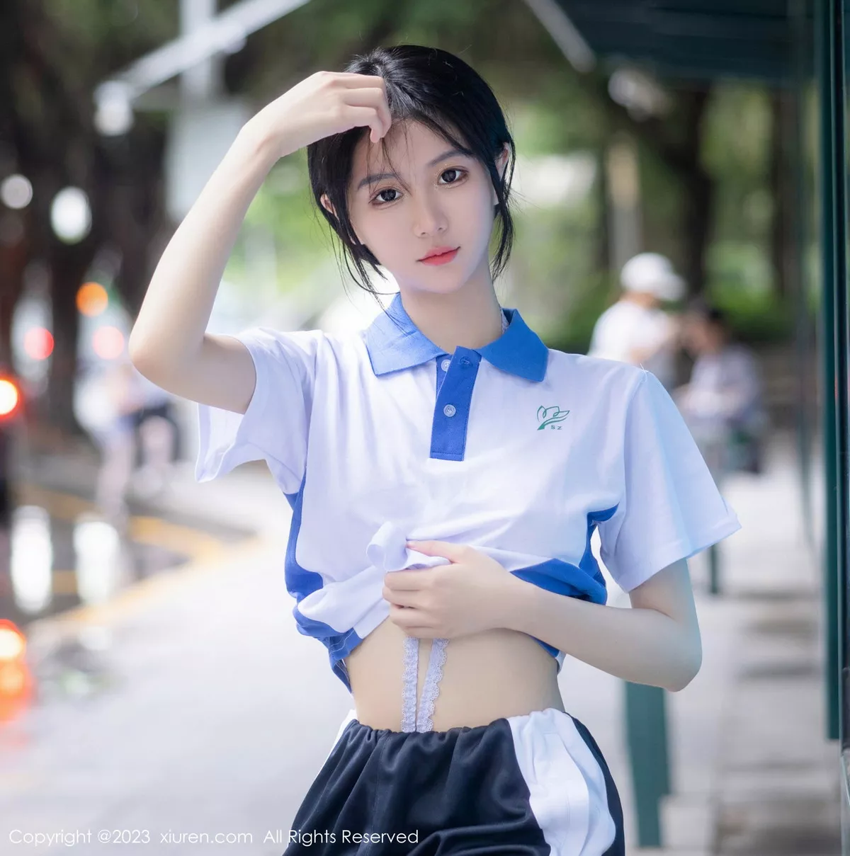 秀人集.com_[XiuRen秀人网]No.7085_模特幼幼性感学妹装扮半脱露蕾丝内衣秀完美身材迷人诱惑写真102P