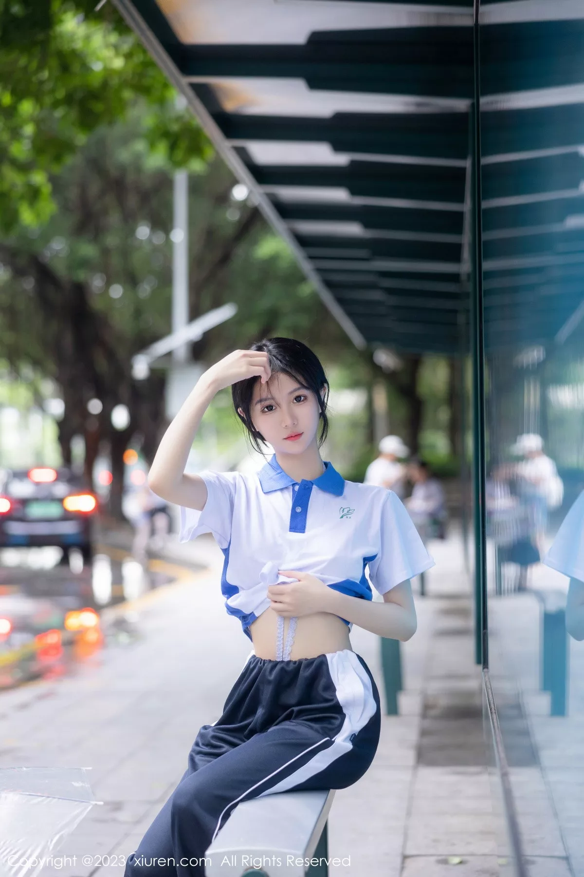 秀人集.com_[XiuRen秀人网]No.7085_模特幼幼性感学妹装扮半脱露蕾丝内衣秀完美身材迷人诱惑写真102P