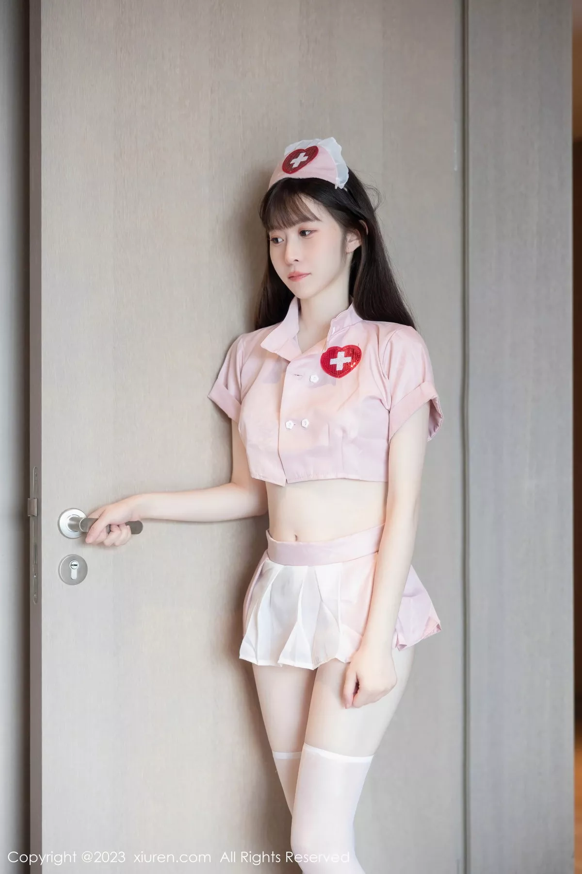 秀人集.com_[XiuRen秀人网]No.7090_模特林悠悠性感粉色情趣护士服配白色丝袜秀曼妙身姿诱惑写真79P