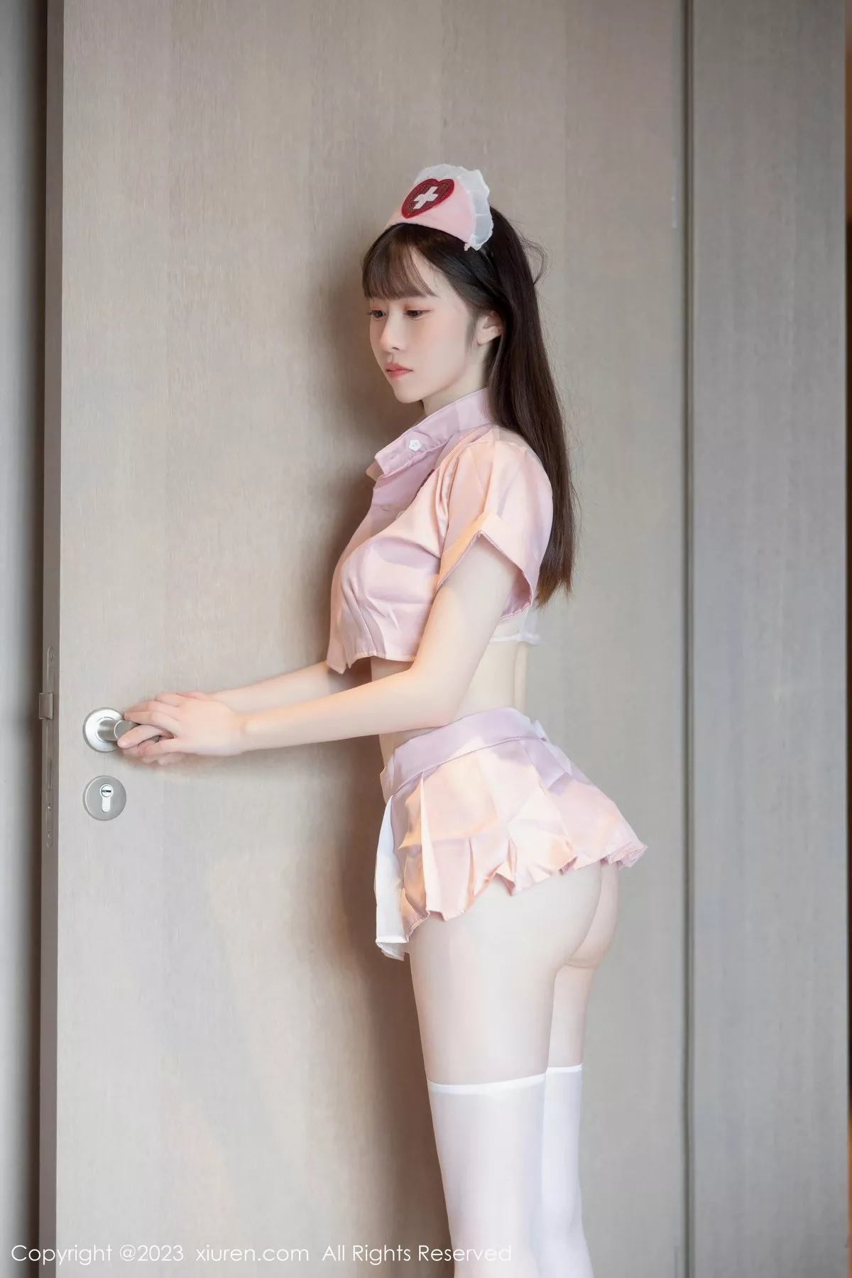 秀人集.com_[XiuRen秀人网]No.7090_模特林悠悠性感粉色情趣护士服配白色丝袜秀曼妙身姿诱惑写真79P