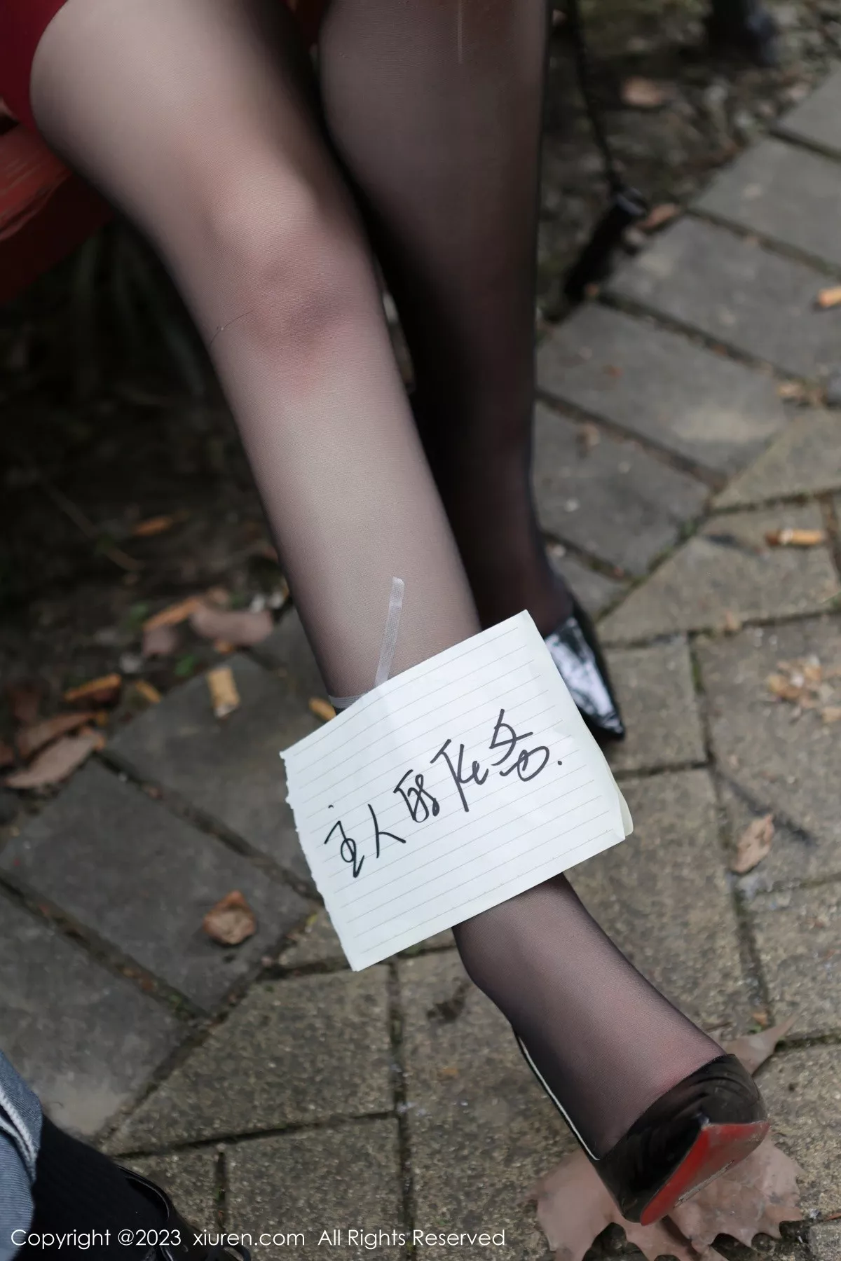 秀人集.com_[XiuRen秀人网]No.6950_模特王婉悠Queen户外脱黑色外衣露情趣服秀豪乳遮点诱惑写真83P