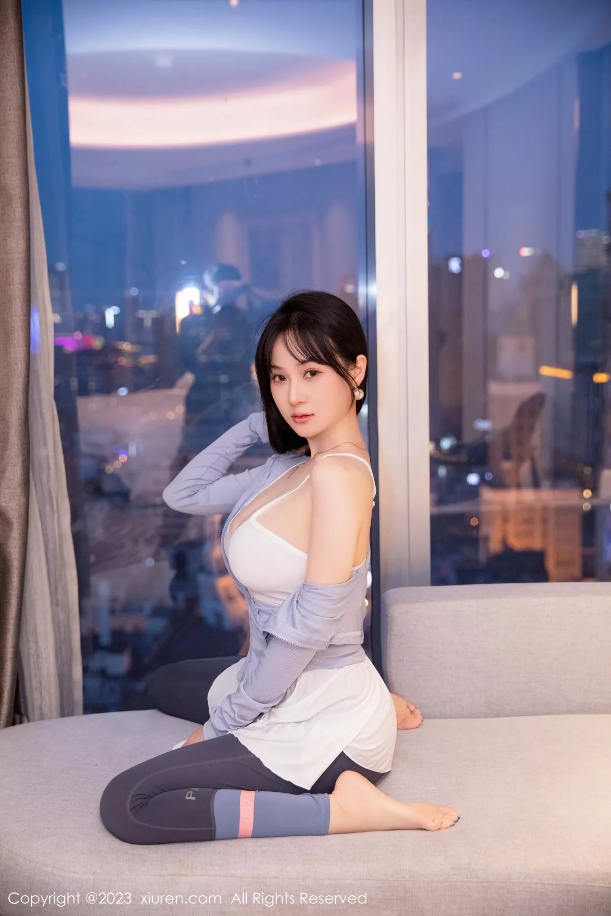 秀人集.com_[XiuRen秀人网]No.6968_模特柚琪Rich浴室场景性感白色轻透吊带服秀丰满身材诱惑写真83P