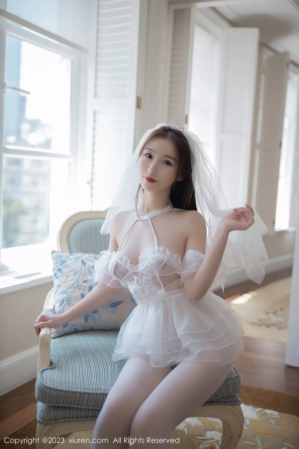 秀人集.com_[XiuRen秀人网]No.7104_模特杏子Yada白色蕾丝薄透婚纱配无内白丝秀惹火身材诱惑写真85P