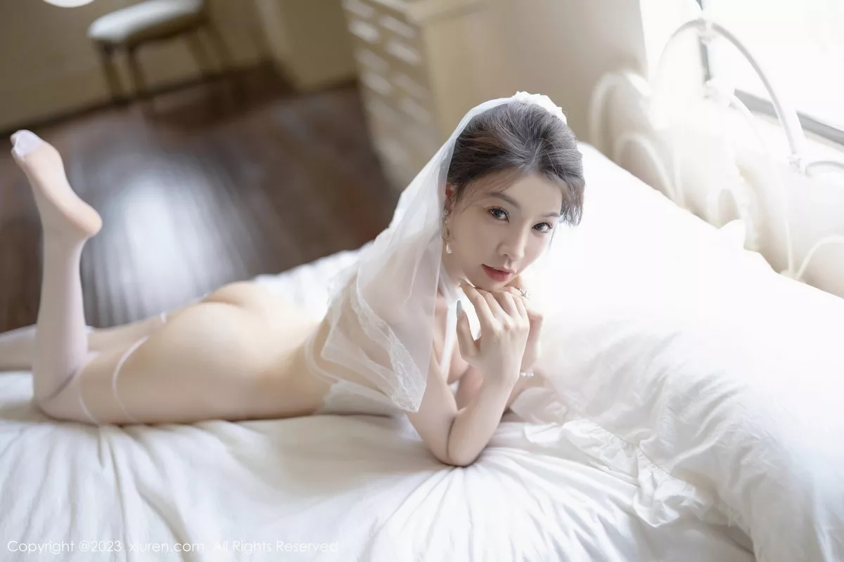 秀人集.com_[XiuRen秀人网]No.7155_模特徐莉芝Booty白色吊带裙+白色蕾丝薄纱秀惹火身材诱惑写真90P