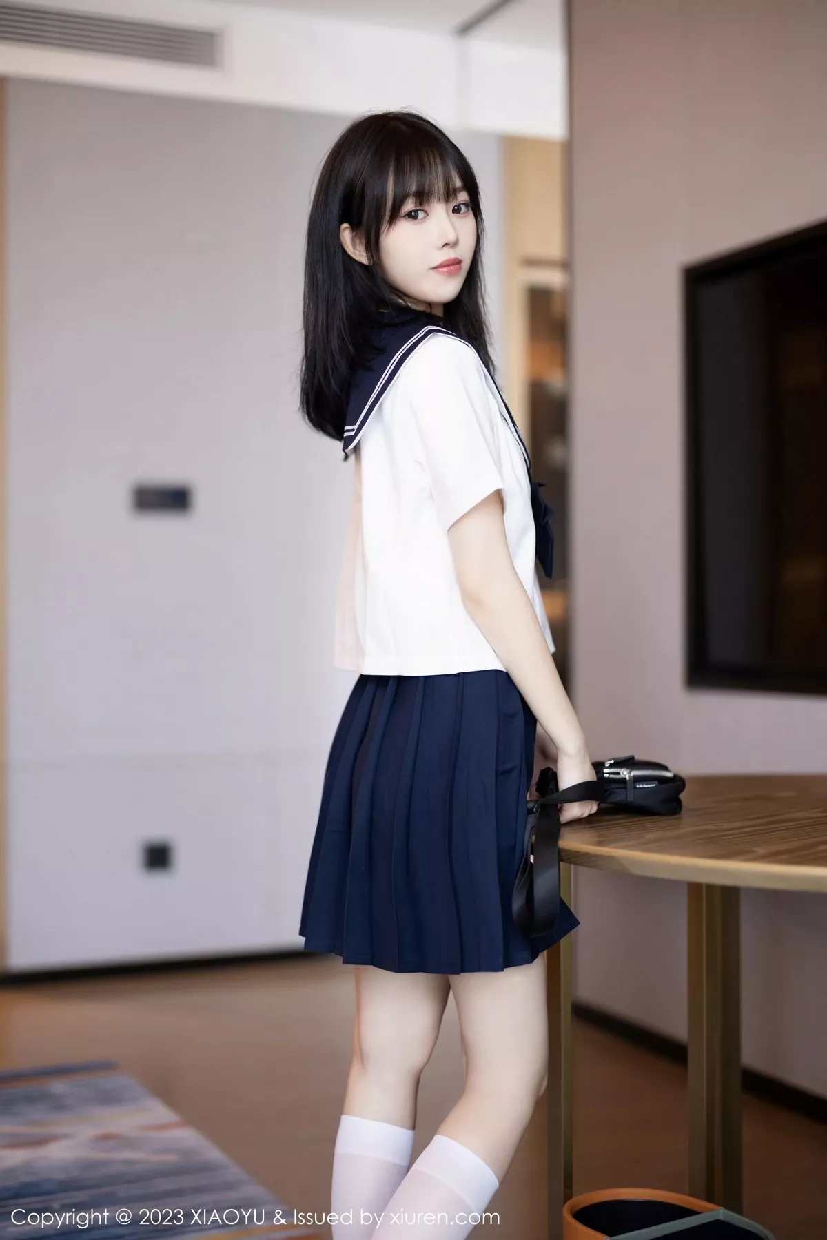 秀人集.com_[XiaoYu画语界]Vol.1087_模特奶瓶性感白色学妹服饰露白色情趣内衣秀曼妙身姿诱惑写真88P