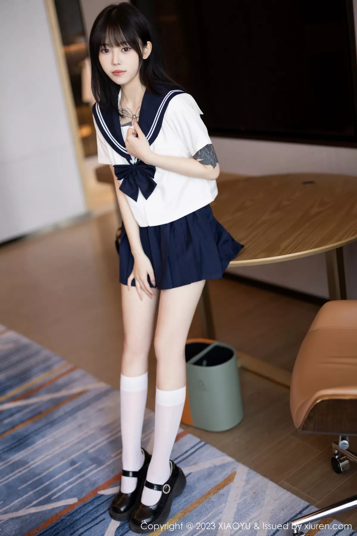 秀人集.com_[XiaoYu画语界]Vol.1087_模特奶瓶性感白色学妹服饰露白色情趣内衣秀曼妙身姿诱惑写真88P