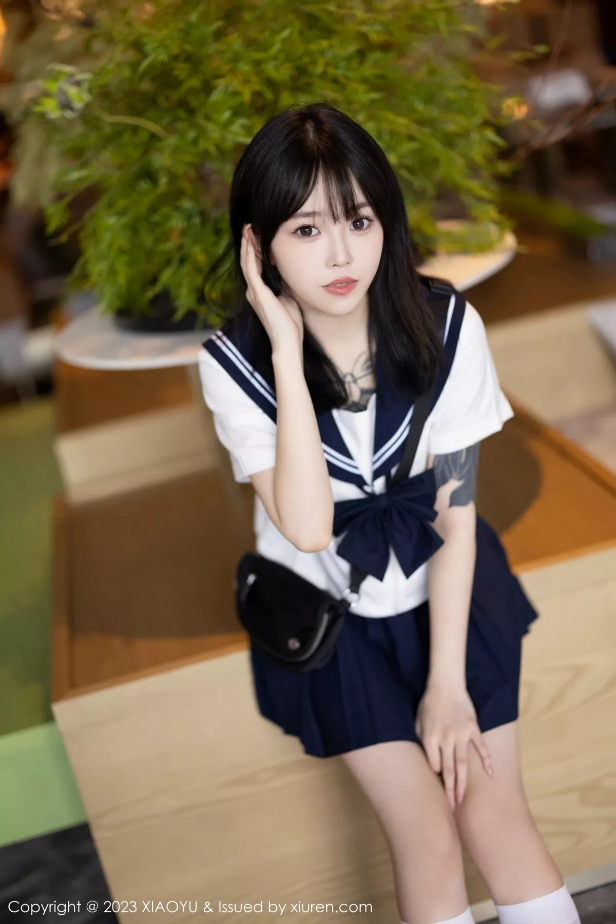 秀人集.com_[XiaoYu画语界]Vol.1087_模特奶瓶性感白色学妹服饰露白色情趣内衣秀曼妙身姿诱惑写真88P