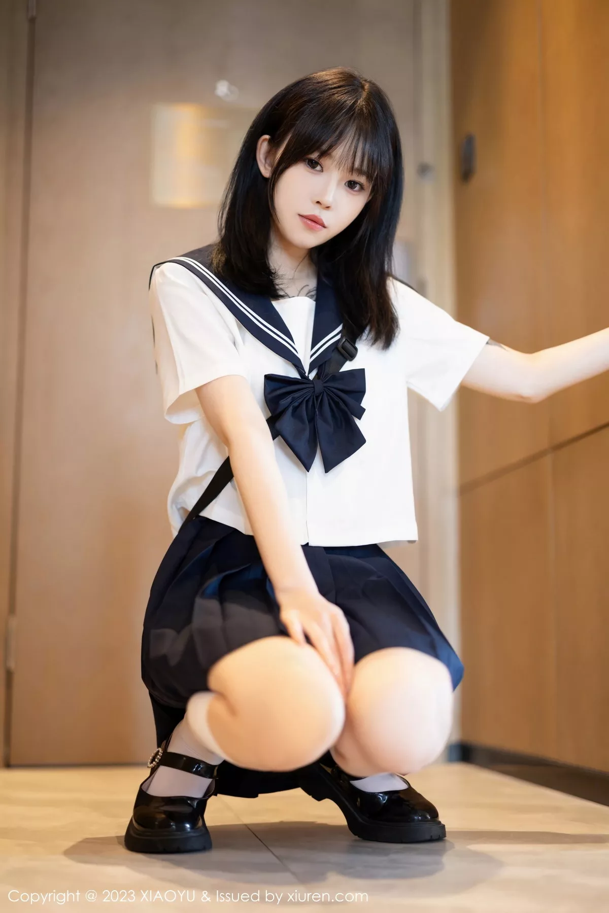 秀人集.com_[XiaoYu画语界]Vol.1087_模特奶瓶性感白色学妹服饰露白色情趣内衣秀曼妙身姿诱惑写真88P