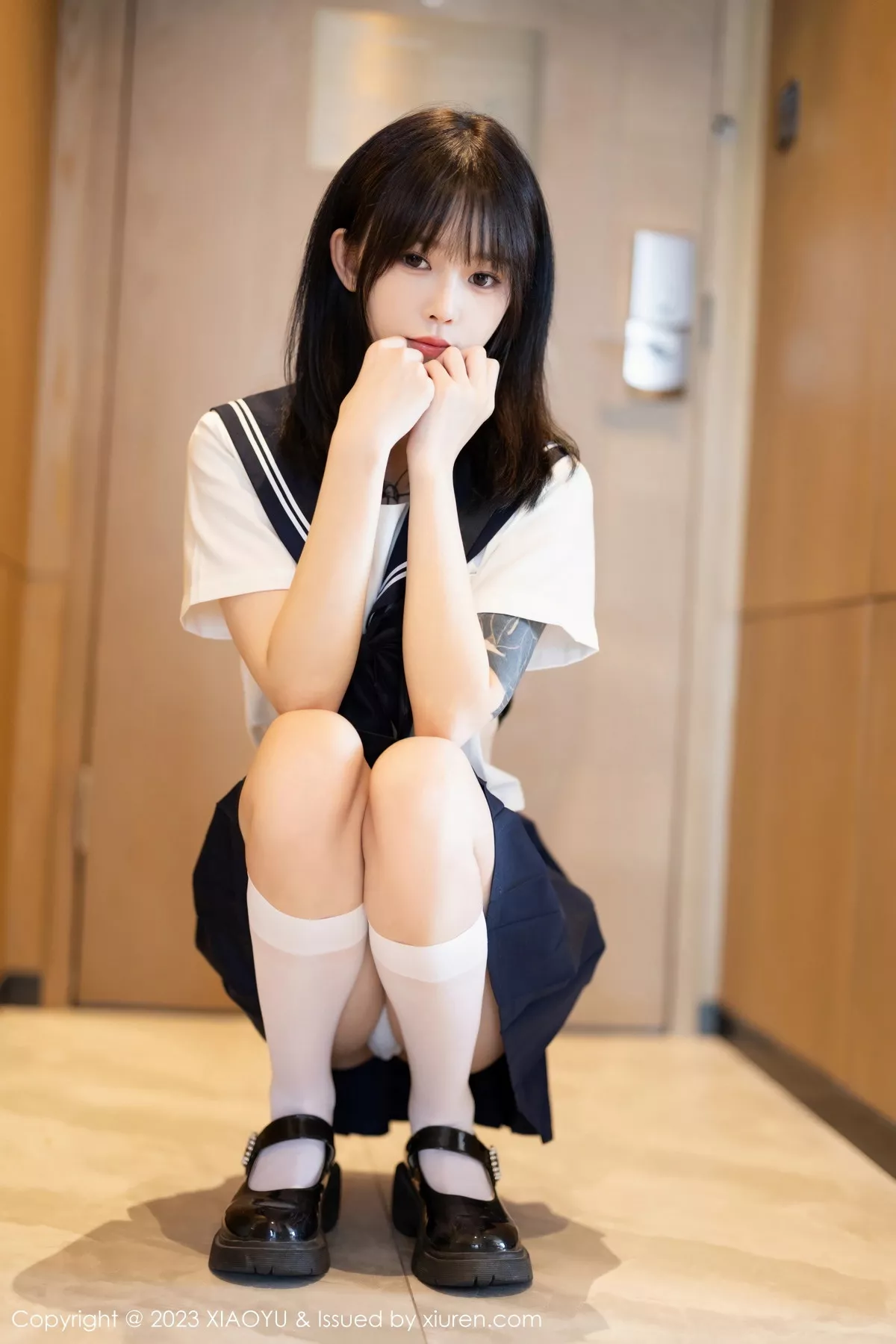 秀人集.com_[XiaoYu画语界]Vol.1087_模特奶瓶性感白色学妹服饰露白色情趣内衣秀曼妙身姿诱惑写真88P