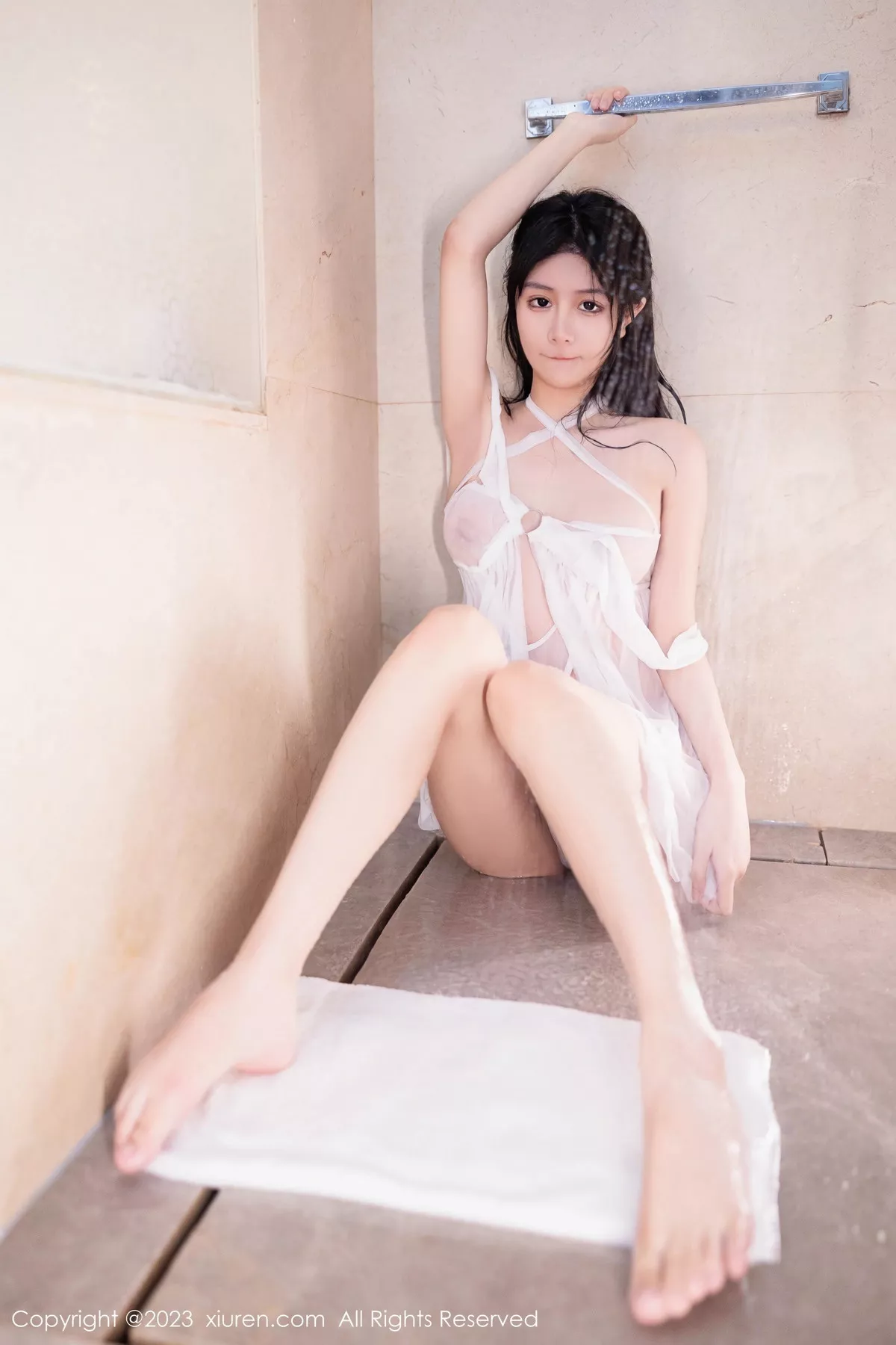 秀人集.com_[XiuRen秀人网]No.7224_模特幼幼私房浴室性感白色薄纱情趣睡裙秀火辣身材极致诱惑写真88P