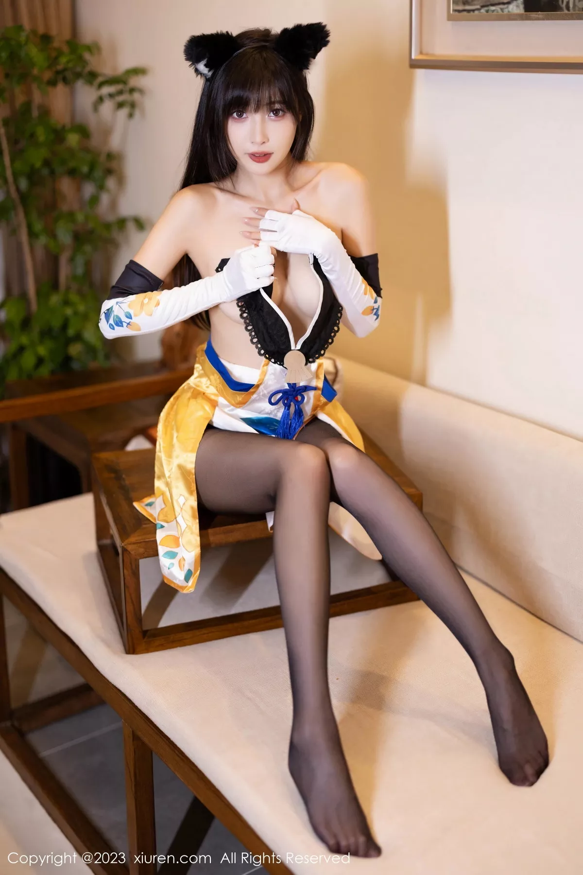秀人集.com_[XiuRen秀人网]No.7231_模特林星阑性感连衣短裙+豹纹内衣配白丝袜秀曼妙身姿诱惑写真90P