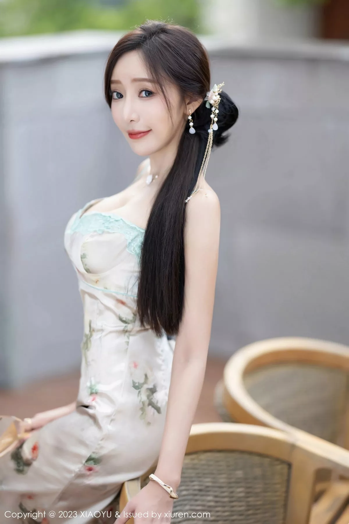 秀人集.com_[XiaoYu画语界]Vol.1097_女神王馨瑶yanni性感浅色吊带长裙+粉色情趣旗袍完美诱惑写真83P