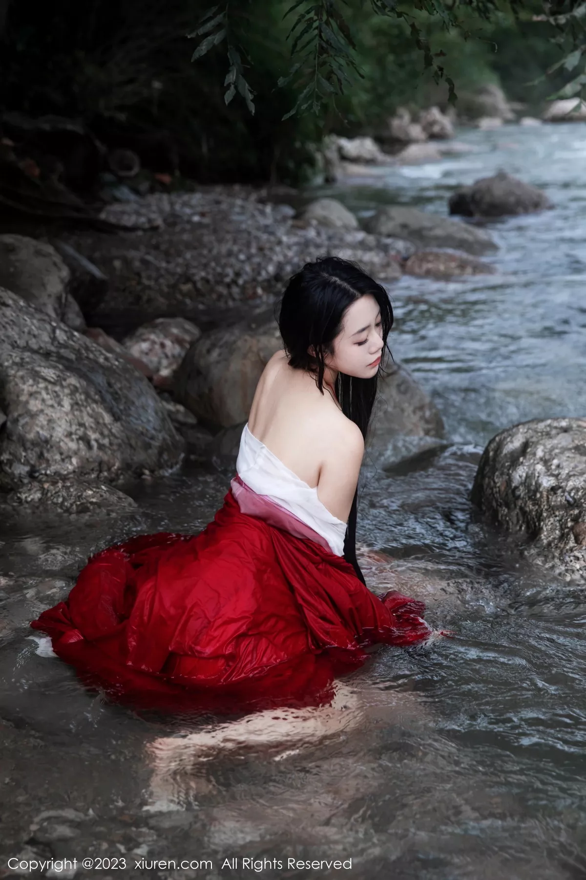秀人集.com_[XiuRen秀人网]No.7295_模特严利娅Yuliya妲己扮演性感红色薄透古装服饰秀美臀诱惑写真89P