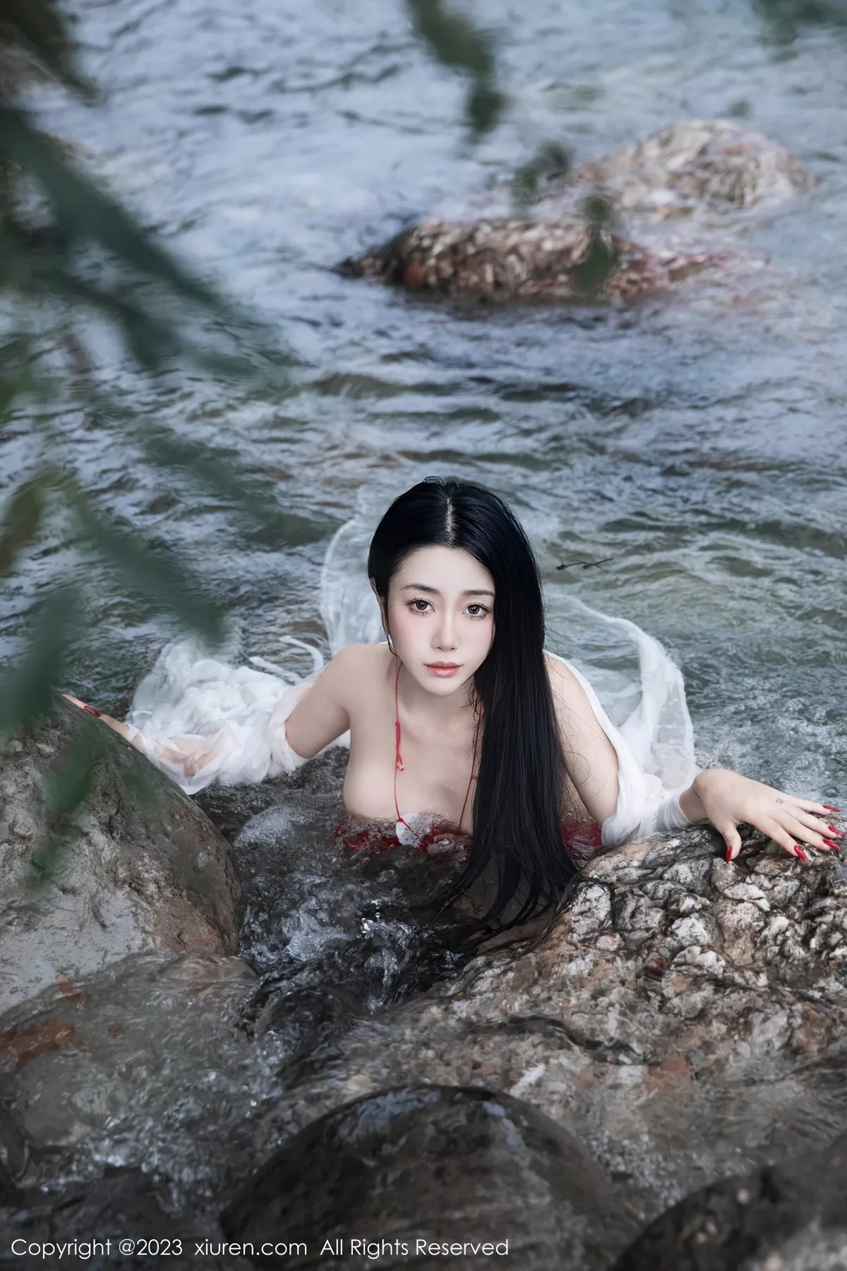 秀人集.com_[XiuRen秀人网]No.7295_模特严利娅Yuliya妲己扮演性感红色薄透古装服饰秀美臀诱惑写真89P