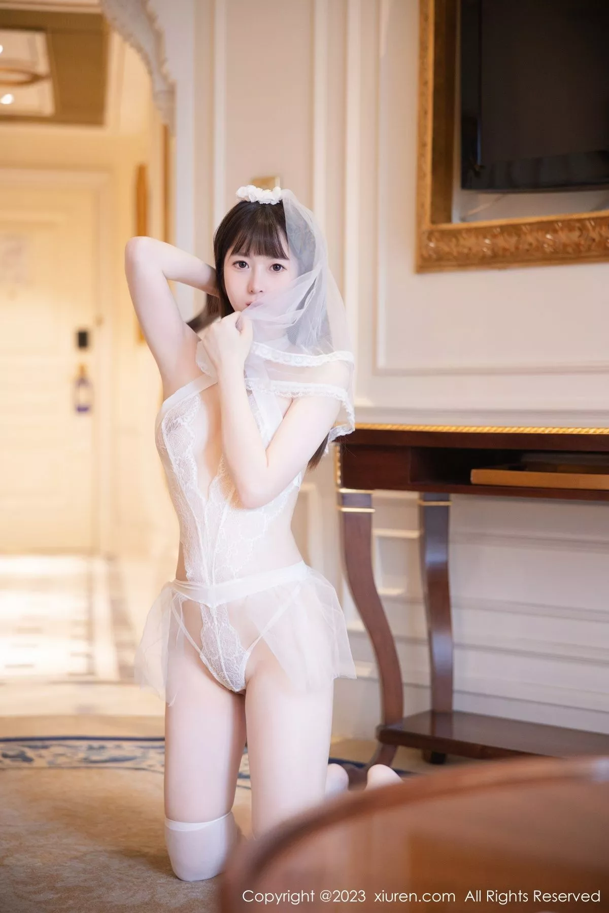 秀人集.com_[XiuRen秀人网]No.7421_模特林悠悠性感白色情趣婚纱服饰配白丝袜秀曼妙身姿诱惑写真82P