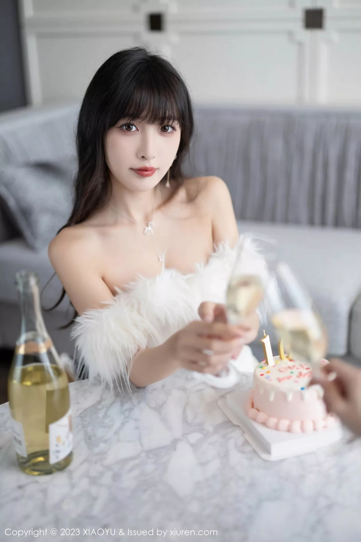 秀人集.com_[XiaoYu画语界]Vol.1120_模特林星阑白色蕾丝情趣内衣+露肩连衣裙秀曼妙身姿诱惑写真102P