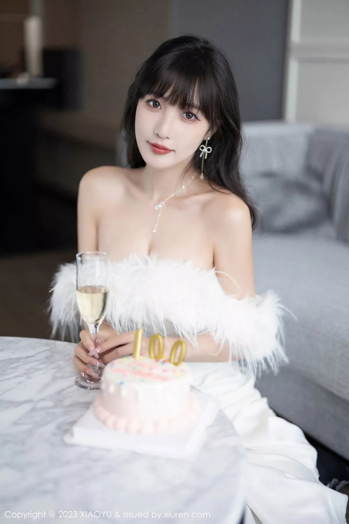 秀人集.com_[XiaoYu画语界]Vol.1120_模特林星阑白色蕾丝情趣内衣+露肩连衣裙秀曼妙身姿诱惑写真102P