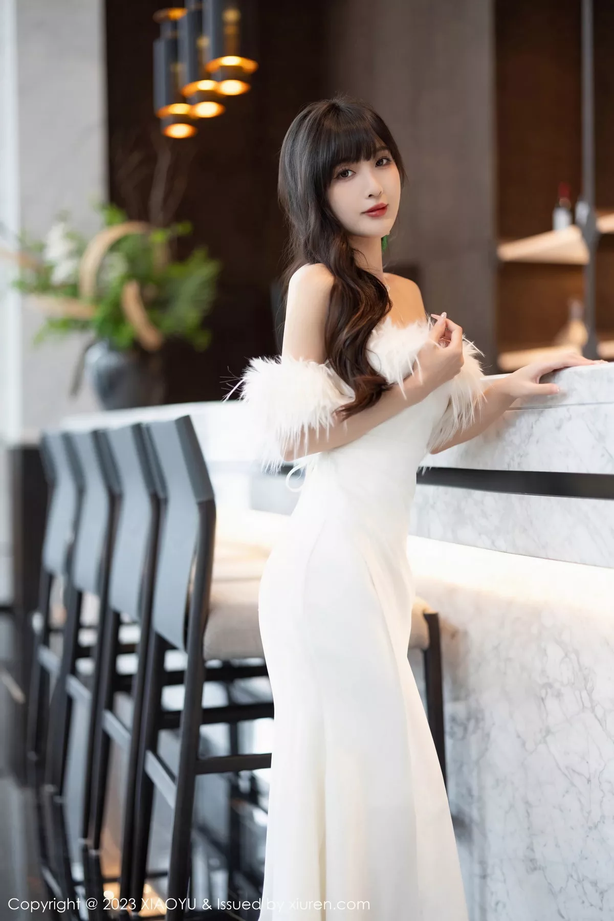 秀人集.com_[XiaoYu画语界]Vol.1120_模特林星阑白色蕾丝情趣内衣+露肩连衣裙秀曼妙身姿诱惑写真102P