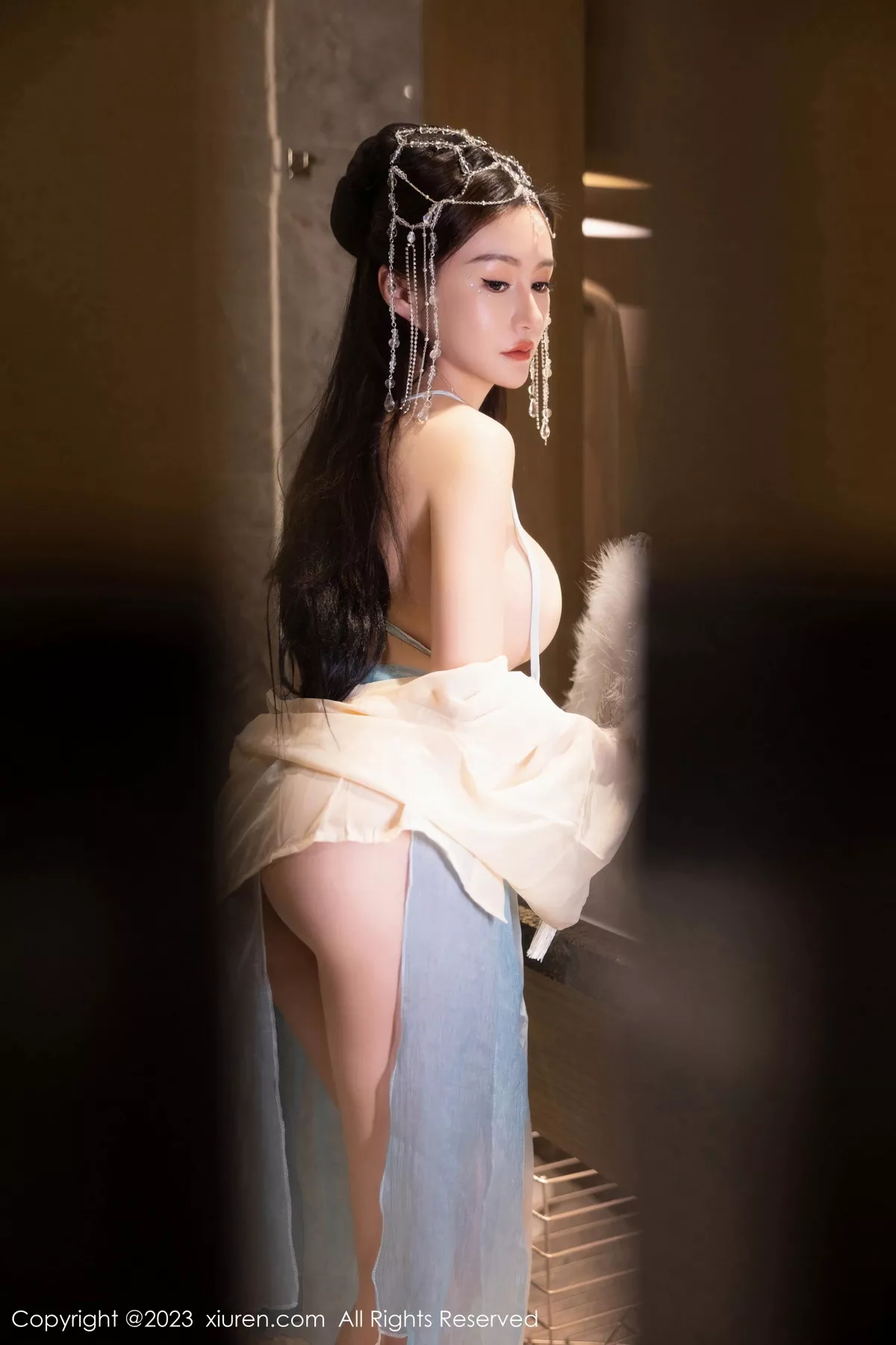 秀人集.com_[XiuRen秀人网]No.7514_模特唐宁宁私房浴室性感浅色薄纱古装服饰秀丰腴身姿诱惑写真75P