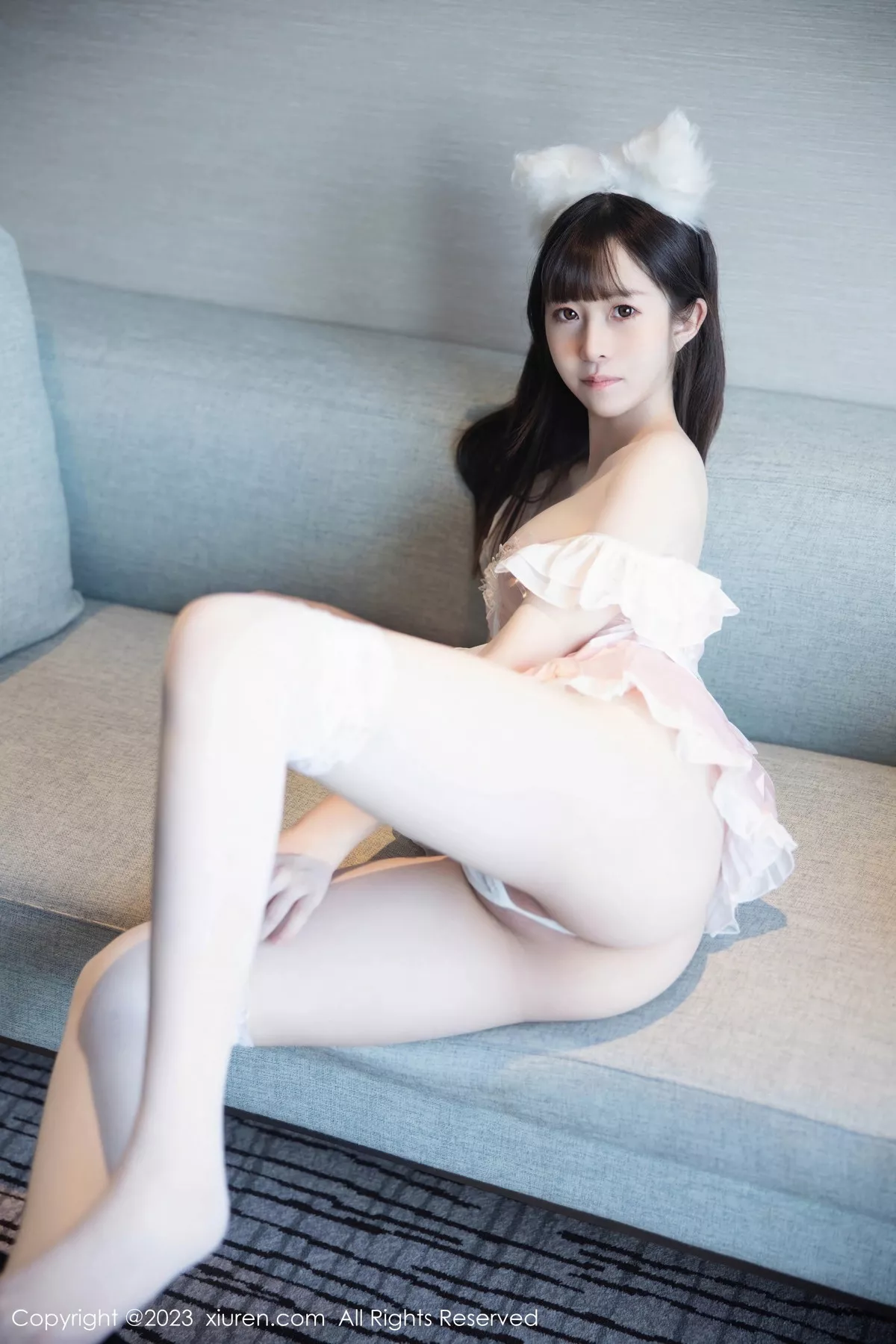 秀人集.com_[XiuRen秀人网]No.7602_模特林悠悠脱粉色女仆短裙露性感情趣内衣秀惹火身材诱惑写真80P