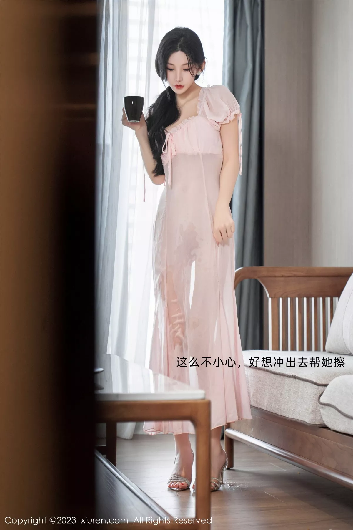 秀人集.com_[XiuRen秀人网]No.7615_女神周于希Sally私房性感粉色薄纱长裙透视秀惹火身材诱惑写真120P