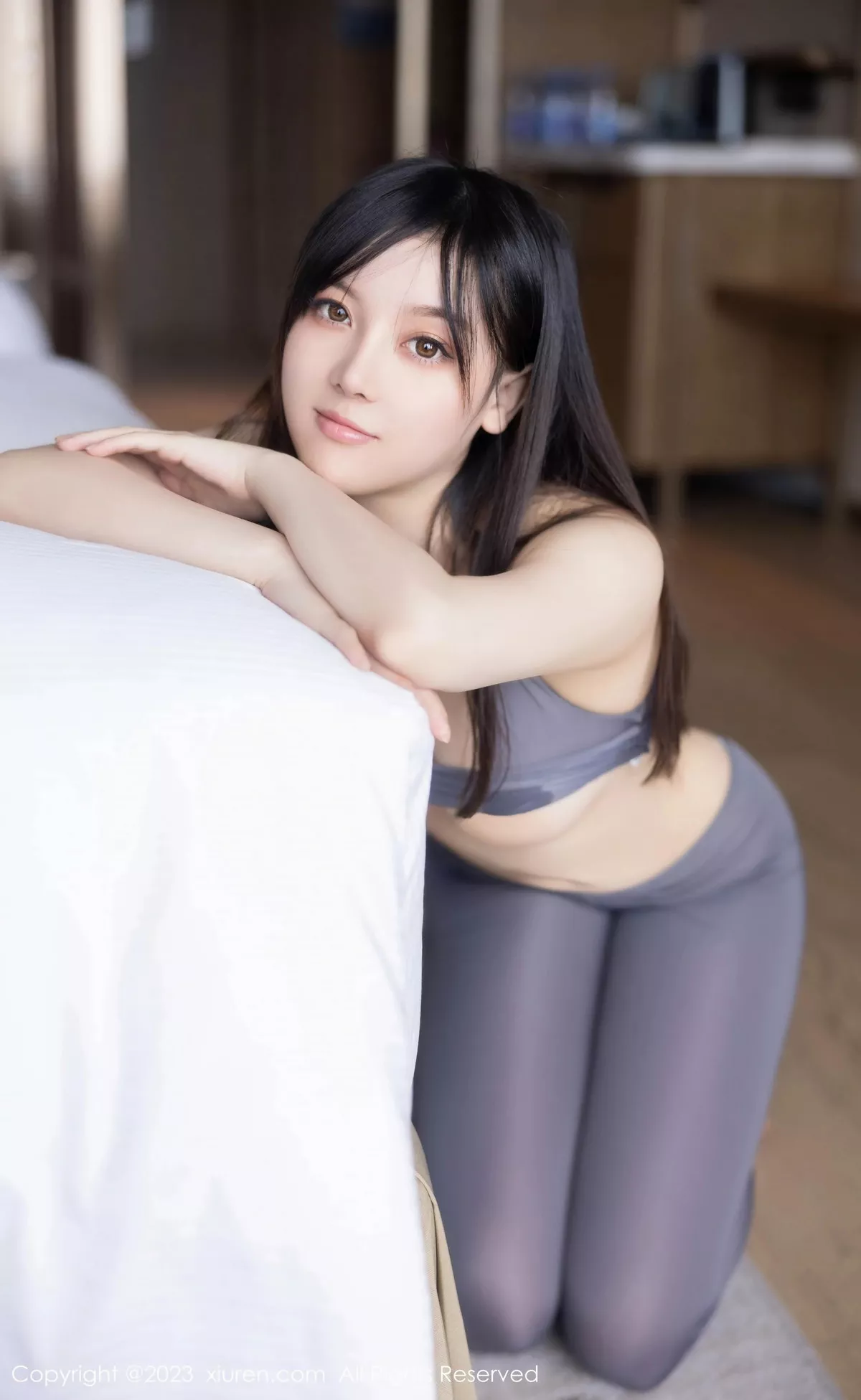 秀人集.com_[XiuRen秀人网]No.7543_模特豆瓣酱健身房性感灰色运动瑜伽服紧身秀丰满身材诱惑写真82P