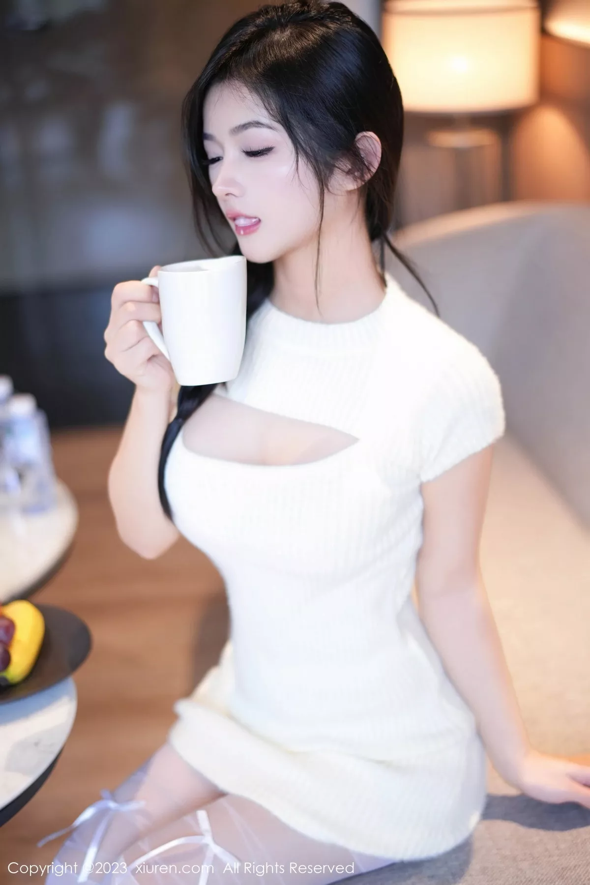 秀人集.com_[XiuRen秀人网]No.7541_模特谭小灵性感粉色轻透内衣配超薄白丝袜秀惹火身段诱惑写真93P