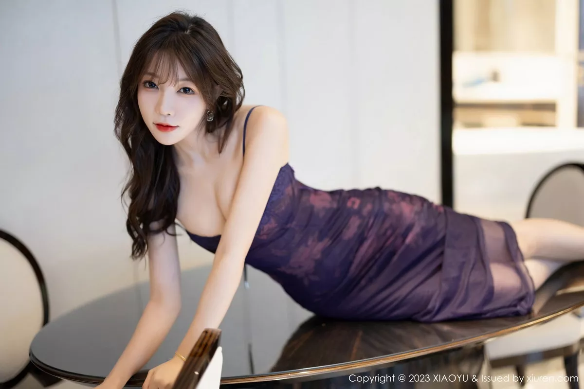 秀人集.com_[XiaoYu画语界]Vol.1147_女神徐莉芝Booty性感淡紫色吊带裙半脱秀曼妙身姿迷人诱惑写真92P