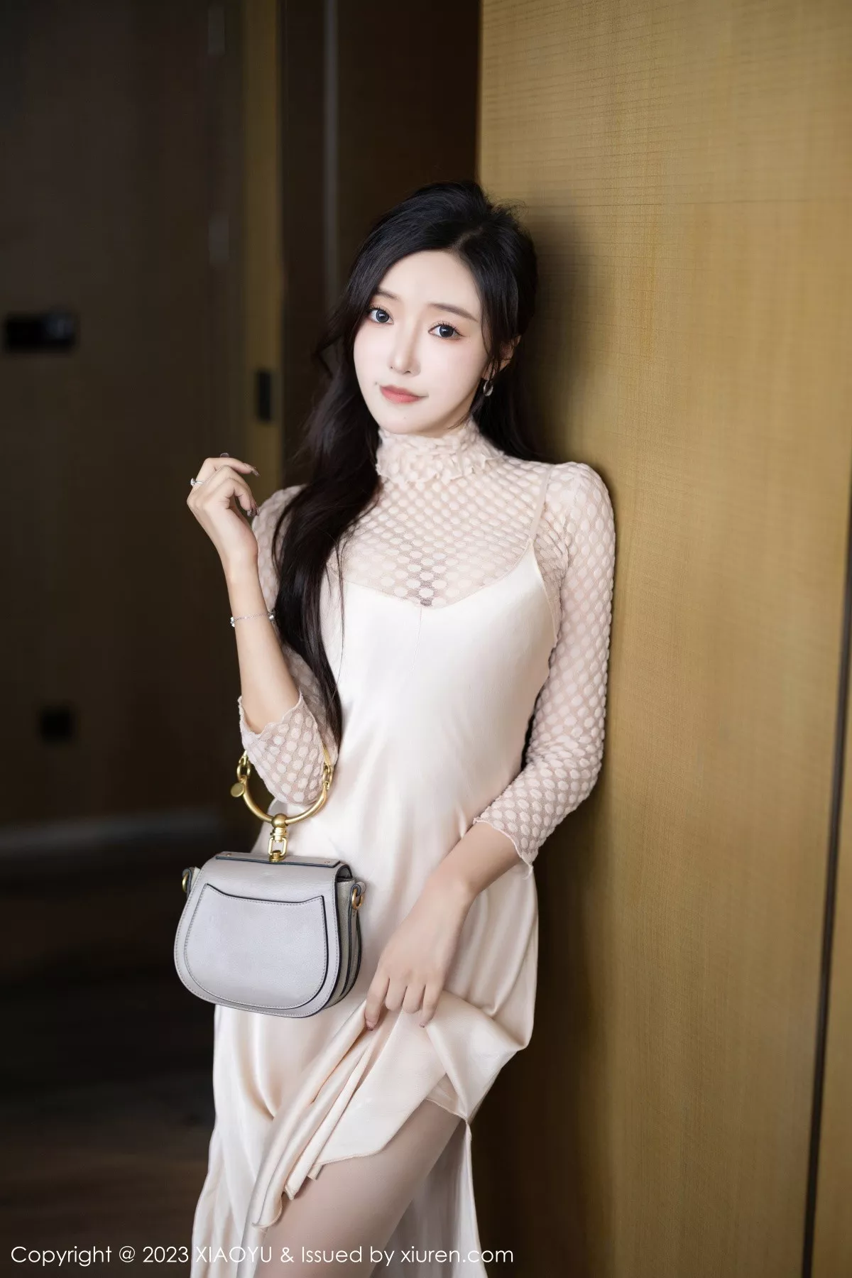 秀人集.com_[XiaoYu画语界]Vol.1157_女神王馨瑶淡黄色连衣短裙+性感网纱情趣服秀惹火身材诱惑写真85P