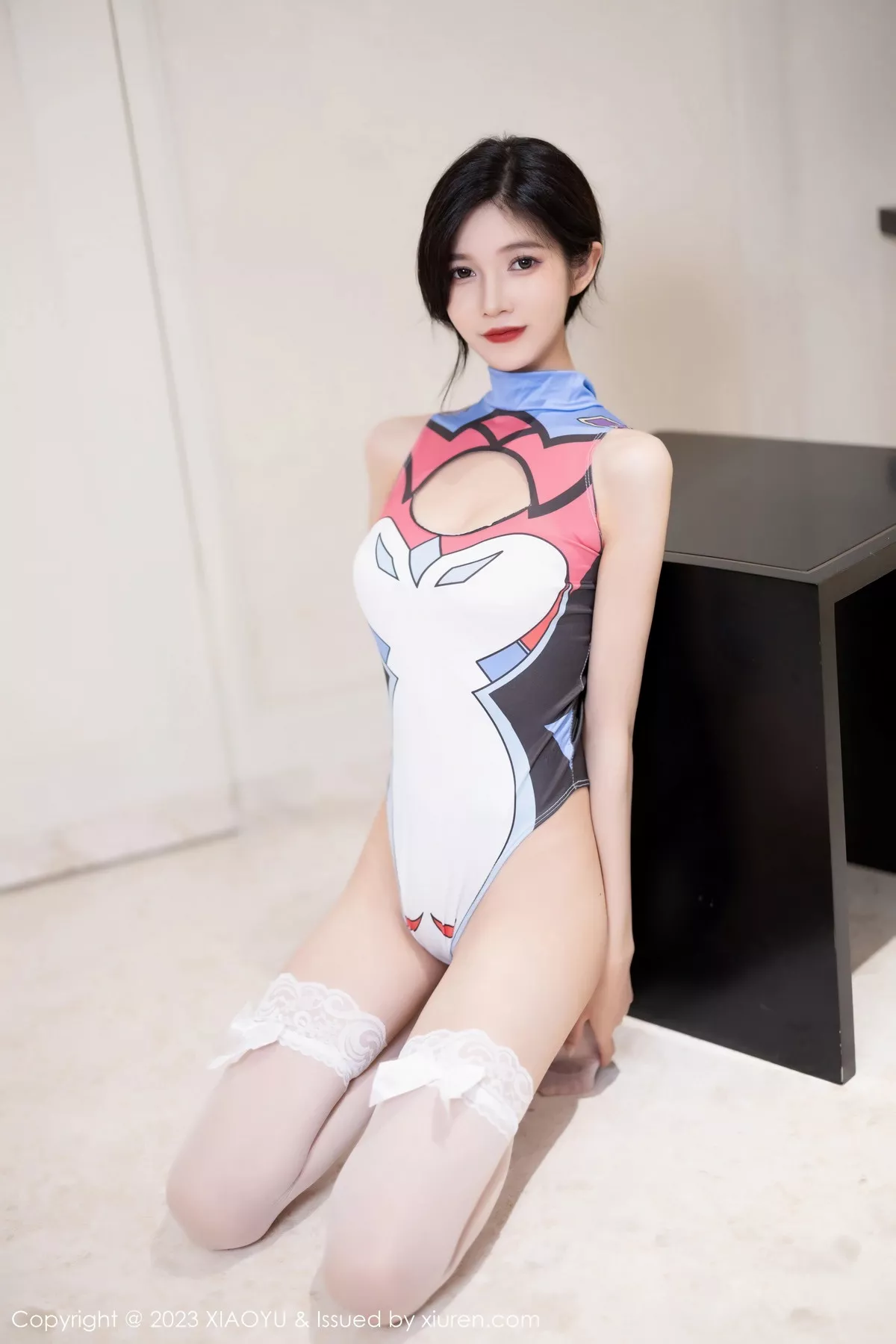 秀人集.com_[XiaoYu画语界]Vol.1159_模特程程程性感黑色连衣短裙配黑丝吊袜秀苗条曼妙身姿诱惑写真96P