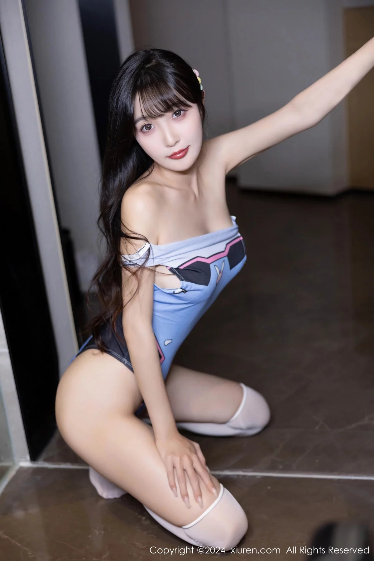 秀人集.com_[XiuRen秀人网]No.7940_模特林星阑私房性感蓝色死库水配白丝袜秀苗条曼妙身姿诱惑写真83P