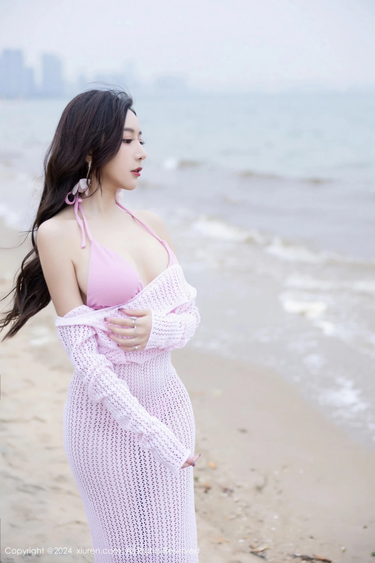 秀人集.com_[XiuRen秀人网]No.8055_女神王馨瑶yanni黑色轻透情趣服+粉色比基尼秀完美身材诱惑写真81P